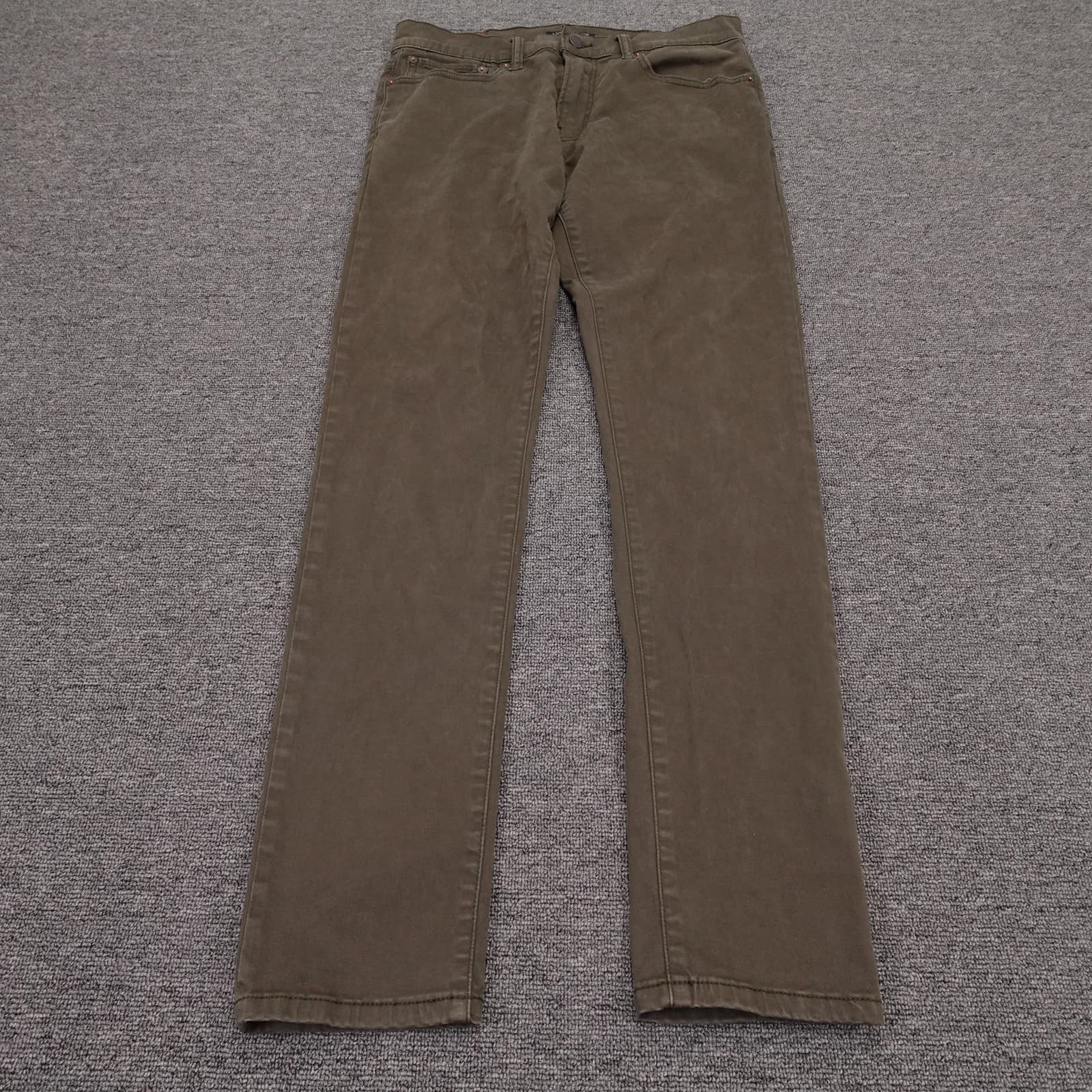 Lucky Brand Jeans Mens 30x31 Brown Medium Wash Straight Denim Casual Pants