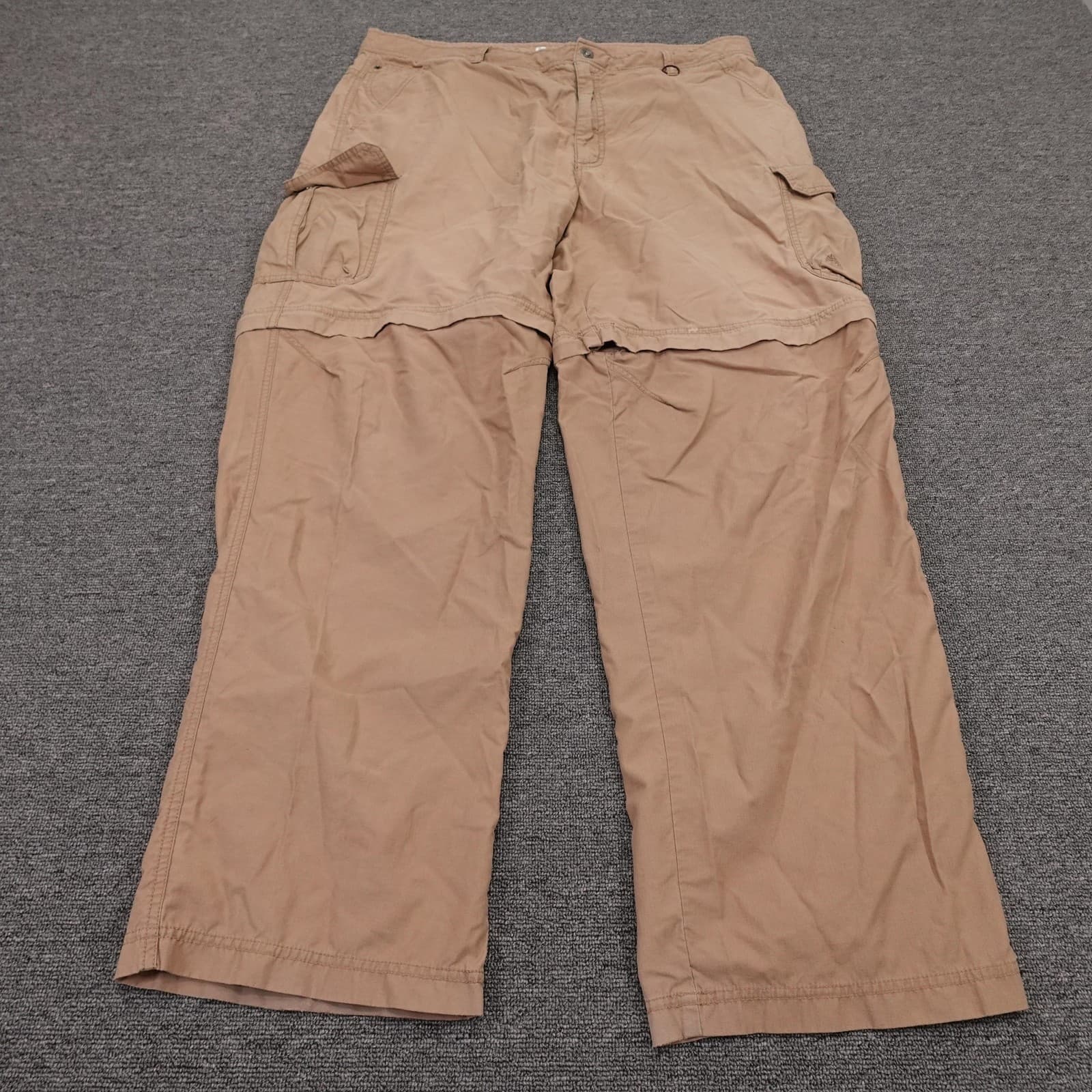 Vintage Nike ACG Convertible Cargo Pants Mens 38x32 Beige Baggy Y2K ACGM2008