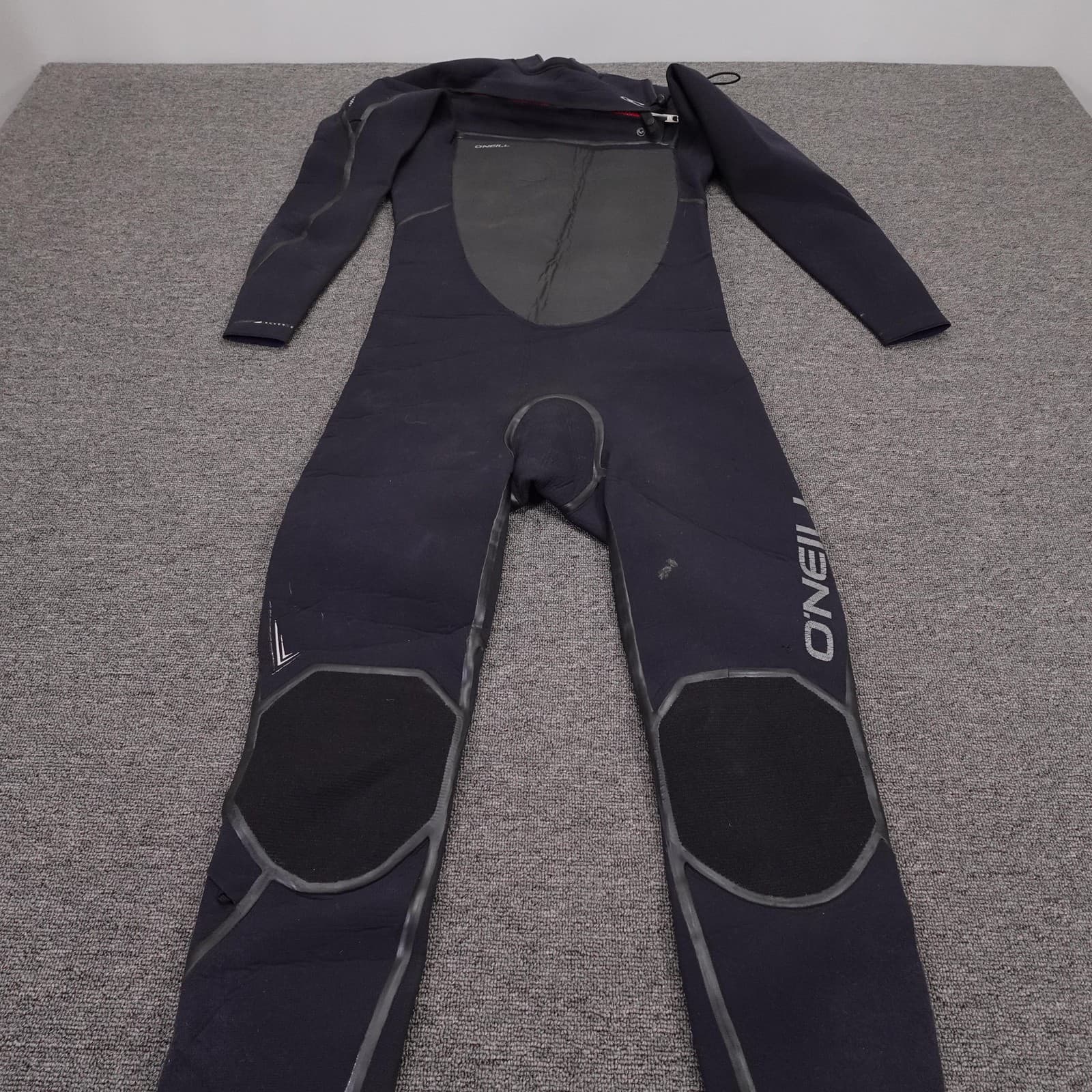 O'Neill Psycho Tech Wetsuit Mens Large Tall 4/3mm FUZE Chest Zip Surf Neoprene