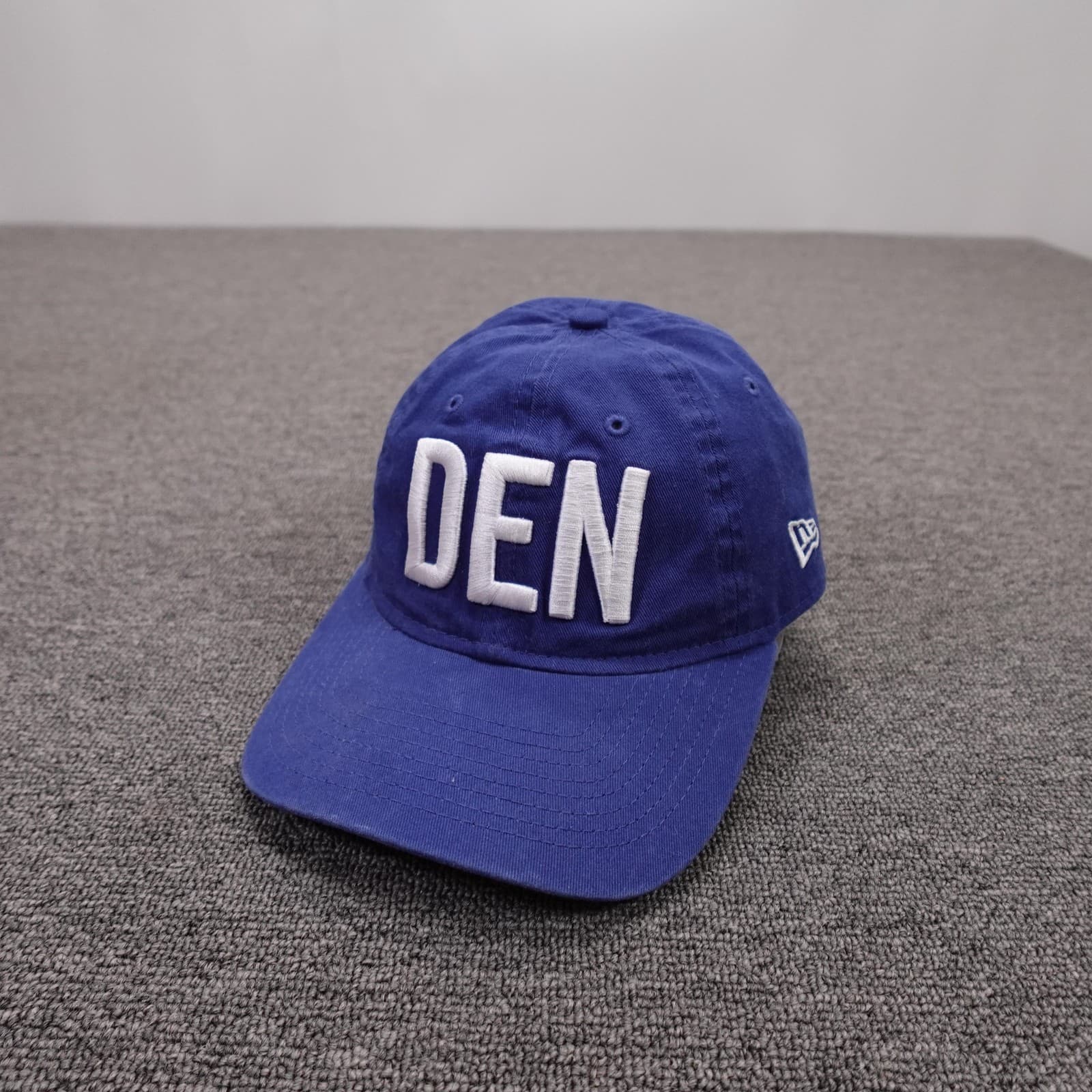 Denver Broncos Hat Cap Strap Back Womens One Size Blue NFL Football New Era