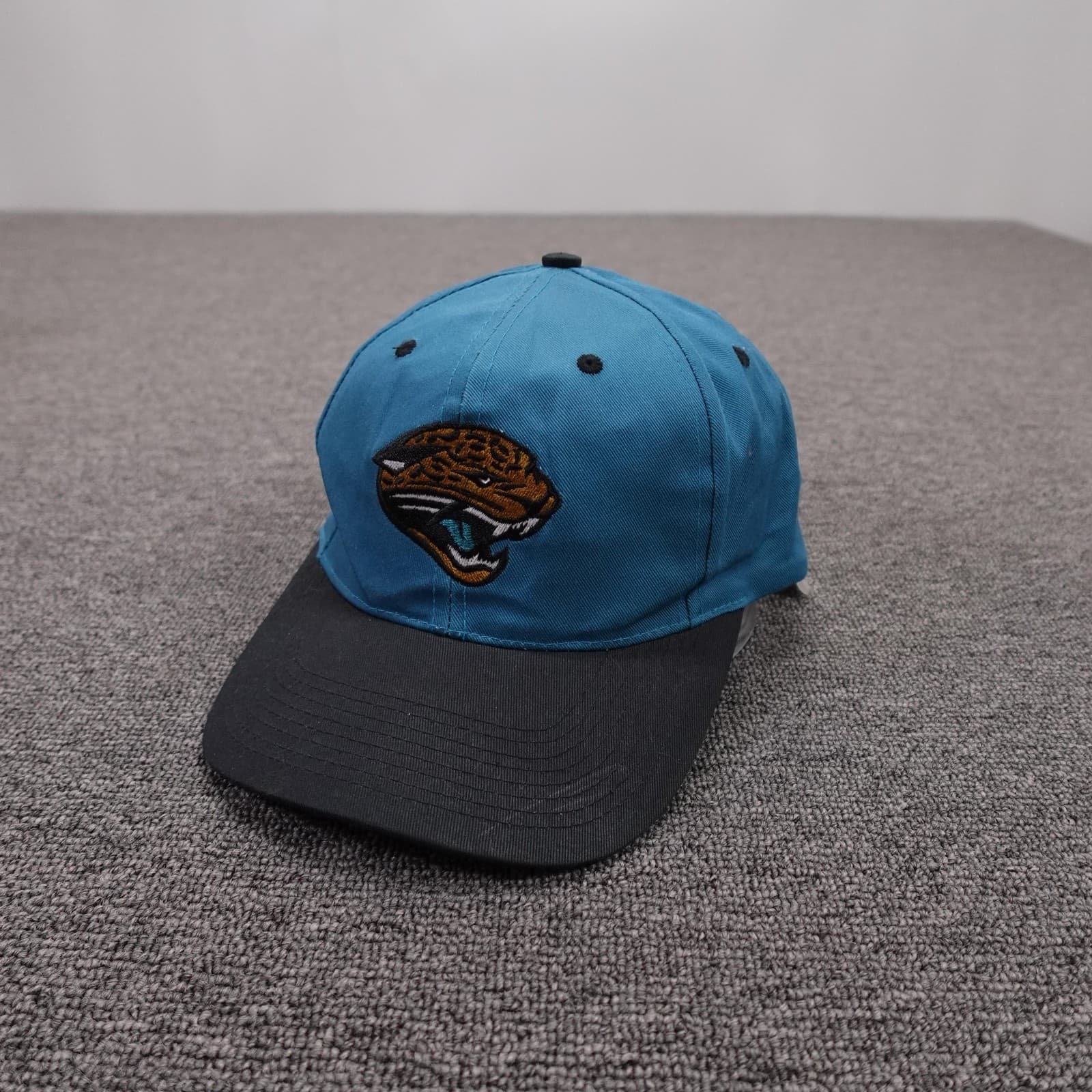 Vintage Jacksonville Jaguars Hat Cap One Size Blue NFL Football Logo Athletic