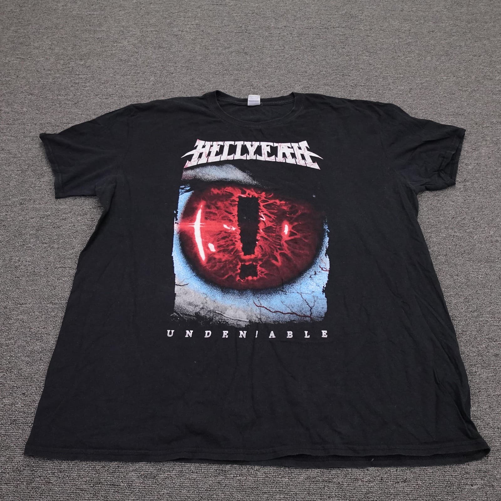Hellyeah Gildan Shirt Mens 2XL Black Unden!able Forged In Fire Tour Tee