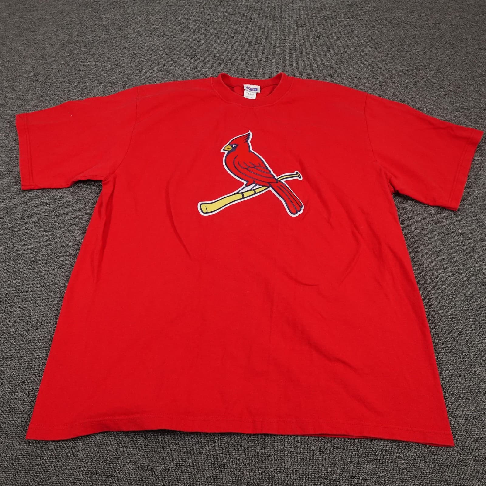 Vintage St. Louis Cardinals Shirt Mens XL Red MLB Baseball CSA Made USA 90s