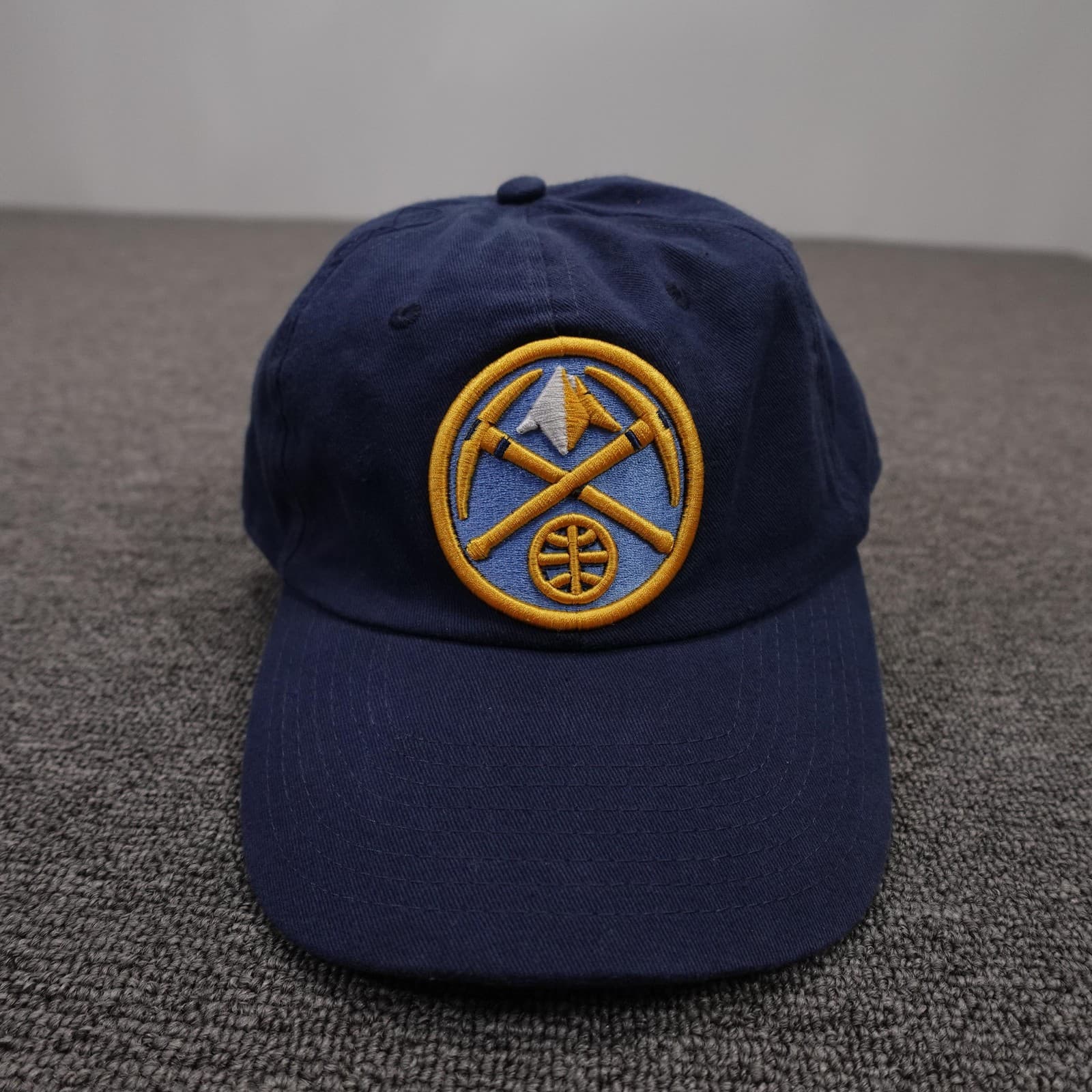 Denver Nuggets Hat Cap Strap Back Mens One Size Blue NBA Altitude Authentics