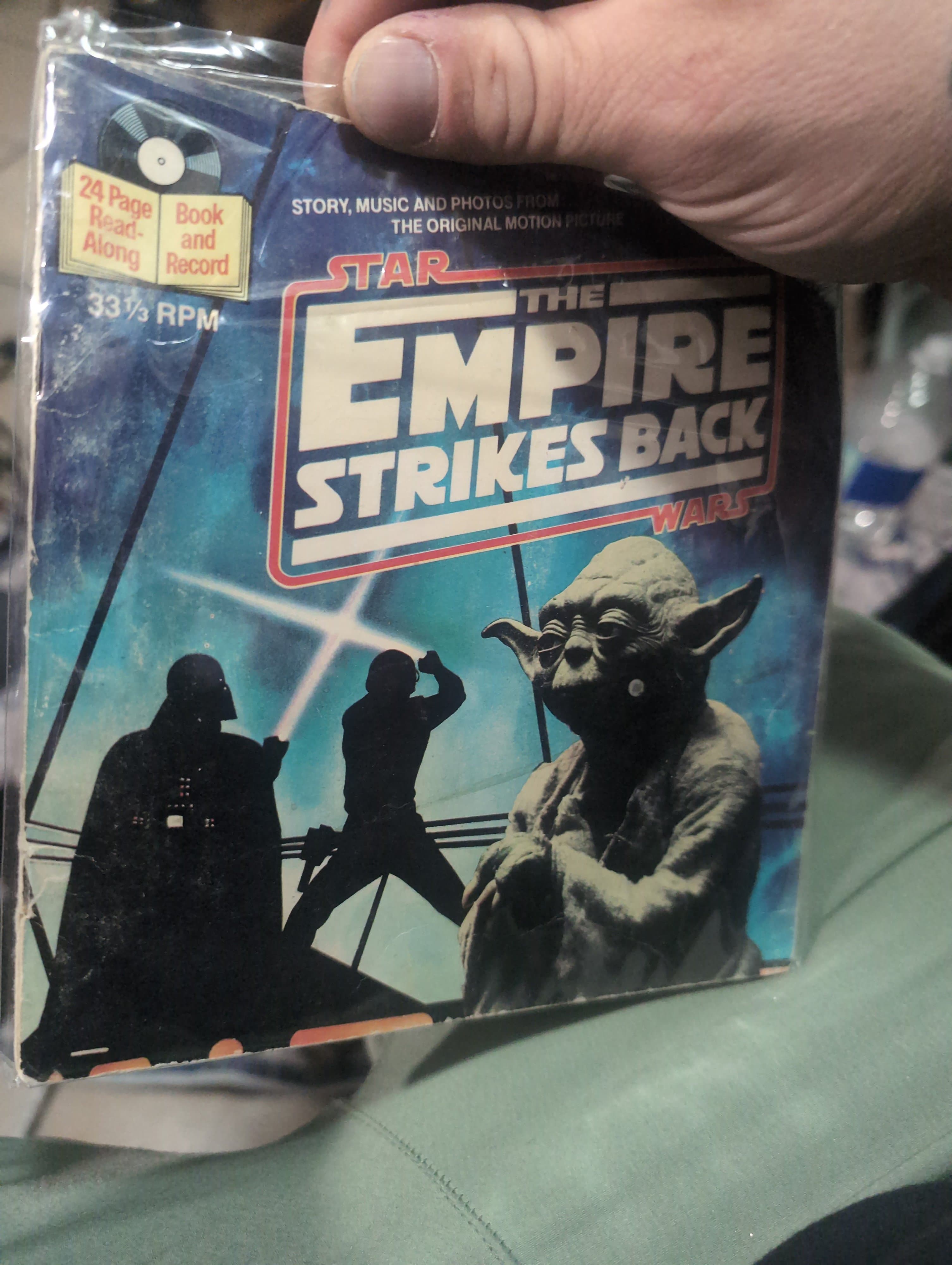 Star Wars The Empire Strikes Back Book and Record