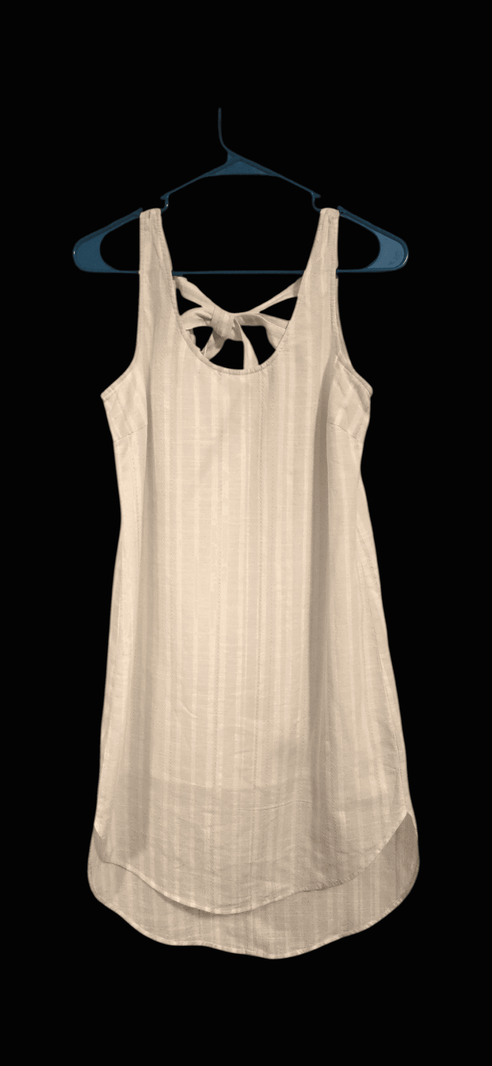Cloth & Stone Sleeveless White Tie-Back Dress
