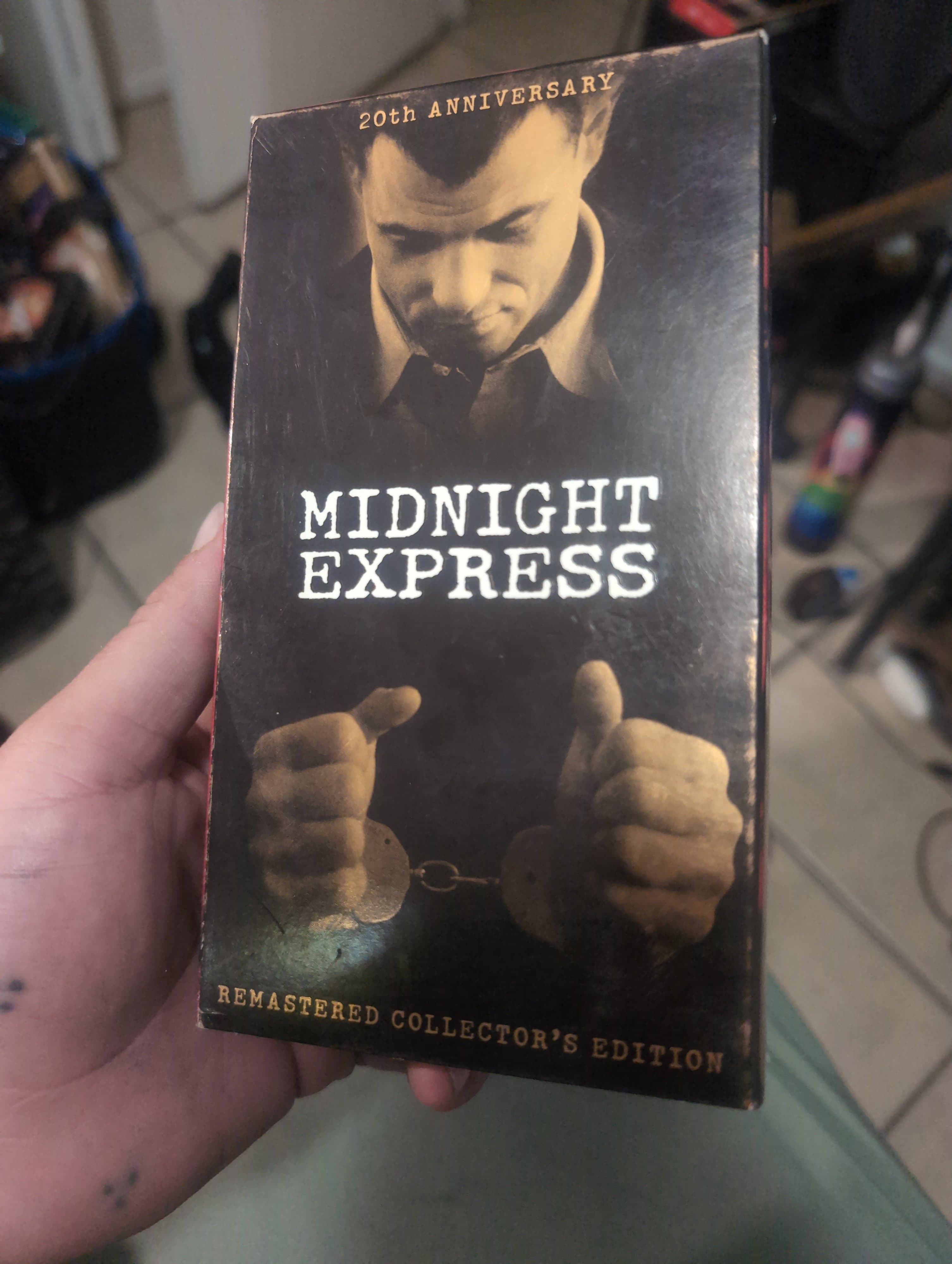 Midnight Express 20th Anniversary Remastered Collector's Edition VHS