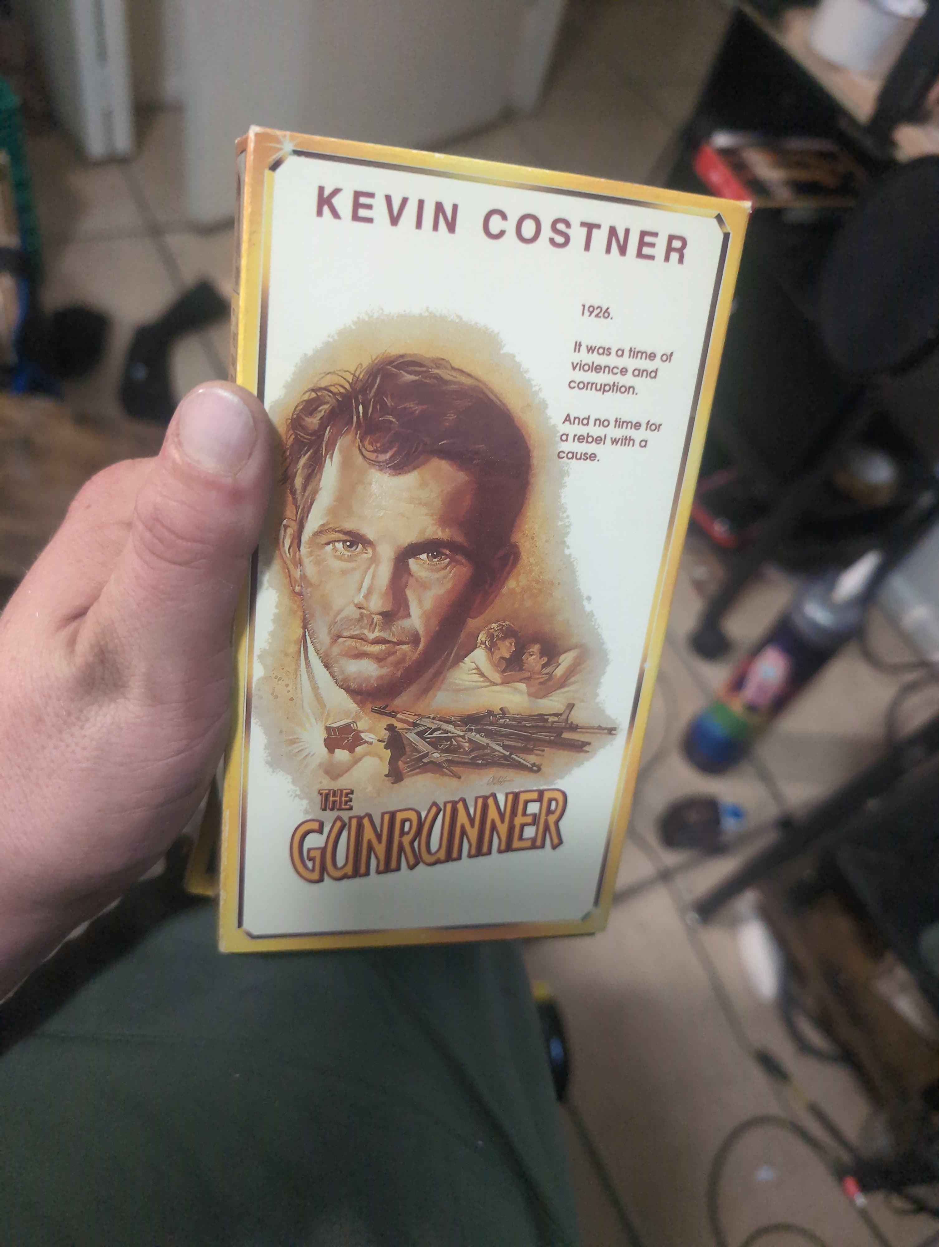 The Gunrunner VHS Kevin Costner