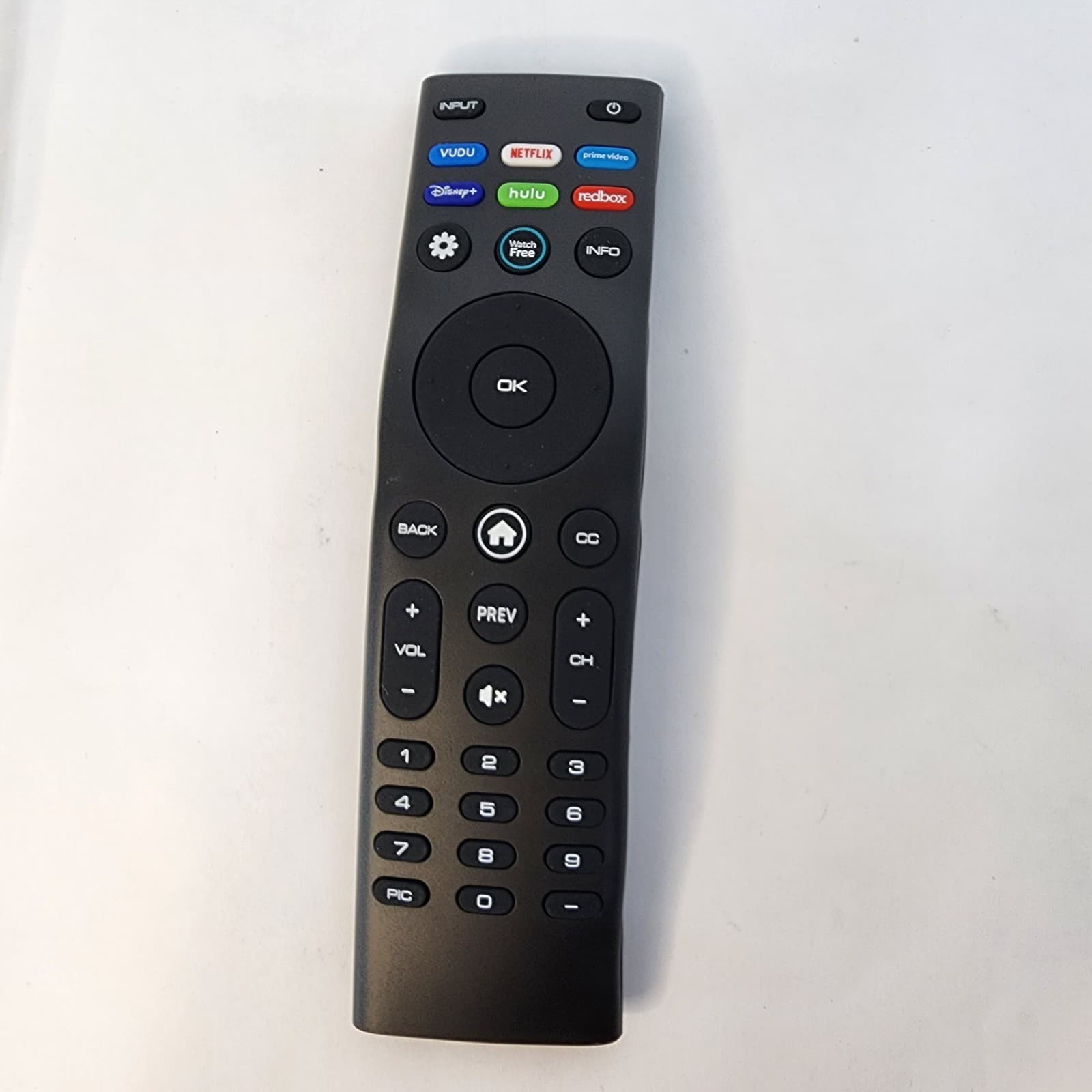 Vizio XRT136 Smart TV Remote Vudu Hulu Netflix Redbox Genuine Replacement