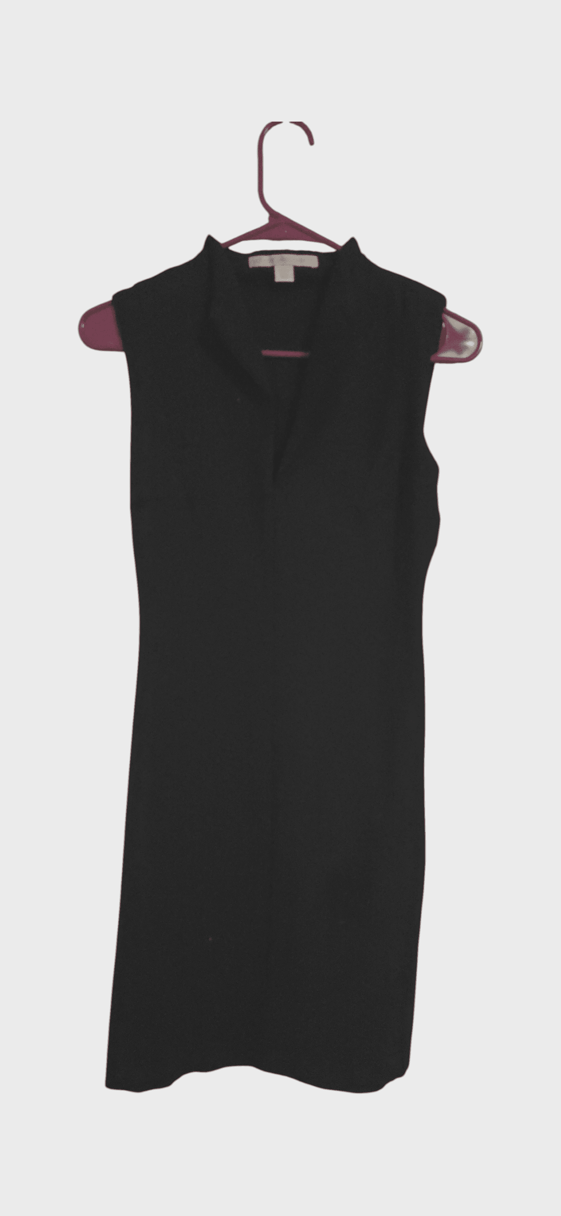 Boston Proper Black Sleeveless Sheath Dress Size 2