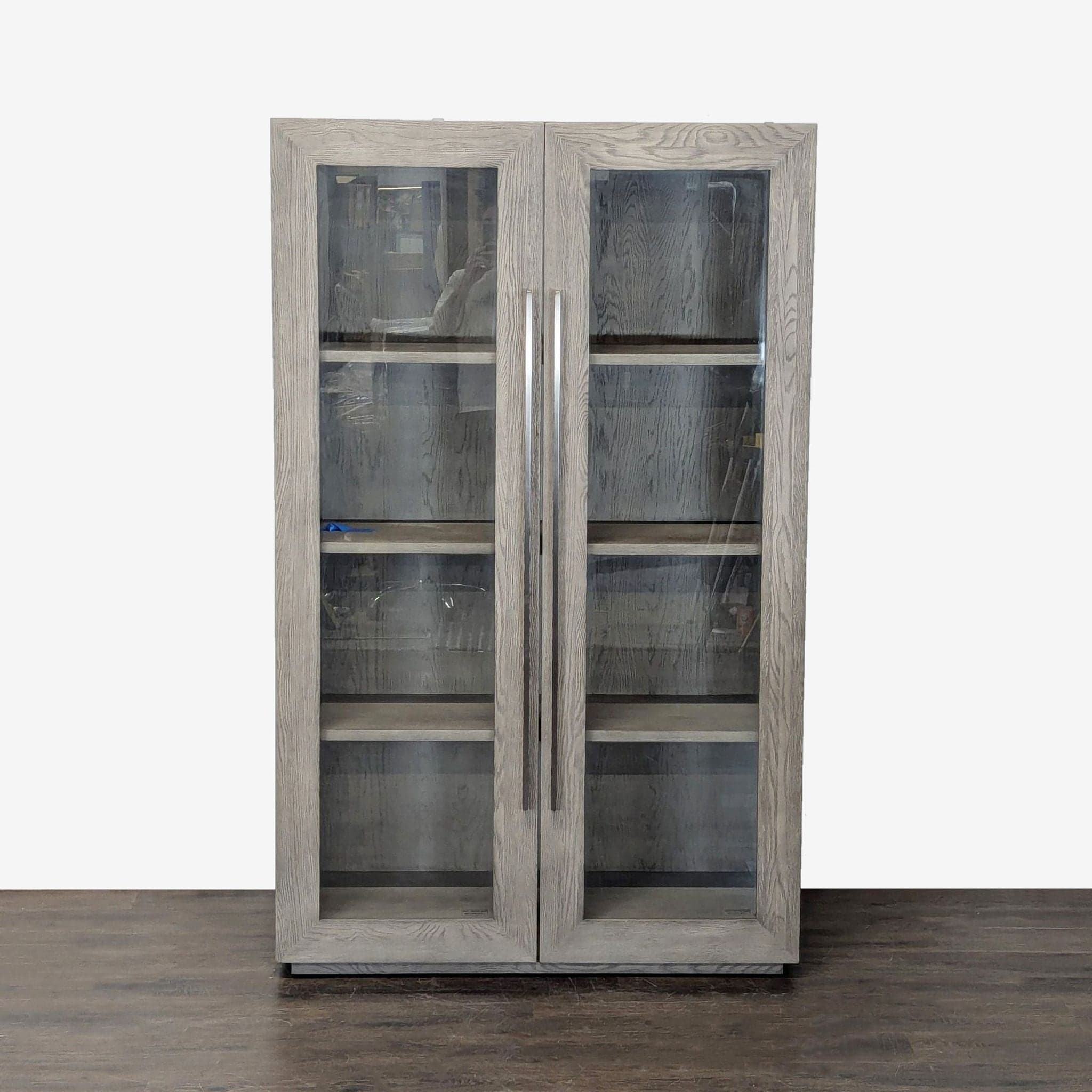Restoration Hardware Machinto Glass Double Door Mirror
