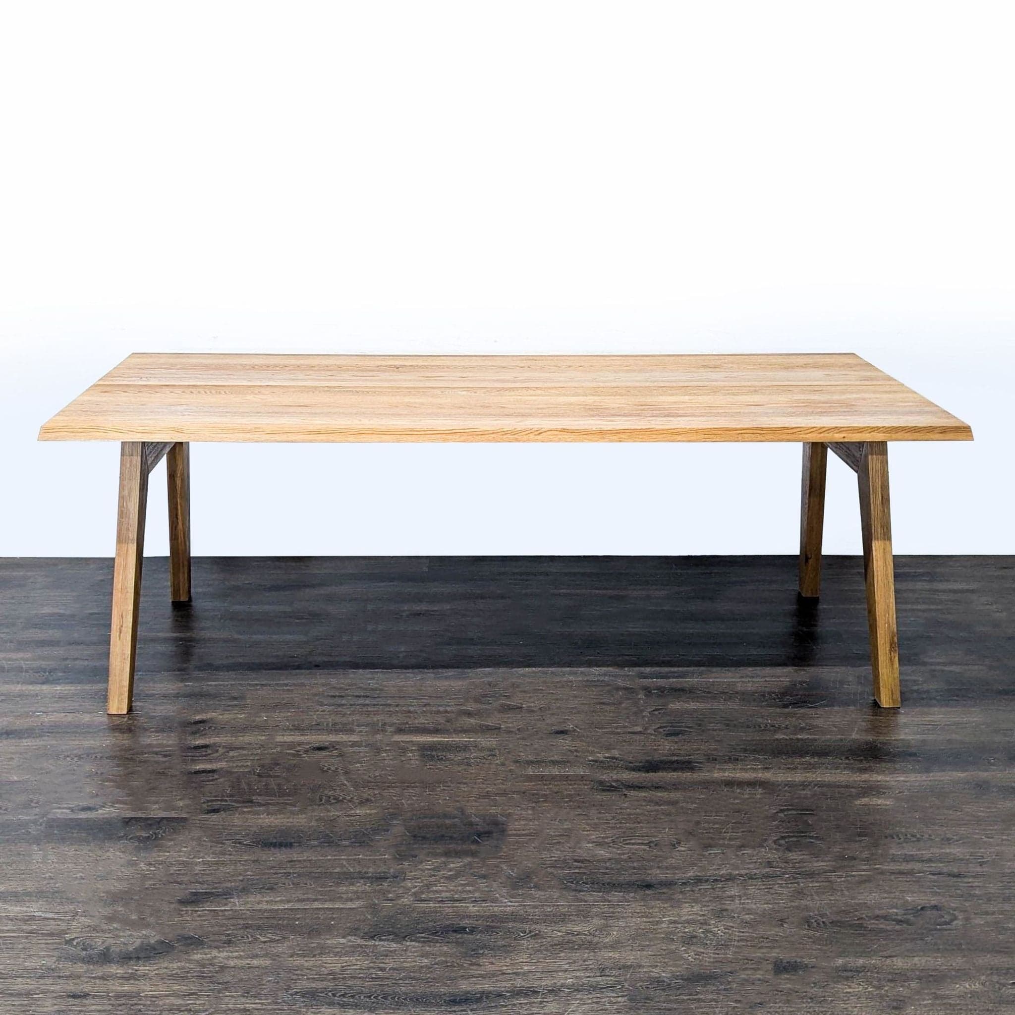 Wood Dining Table with Two Leaves