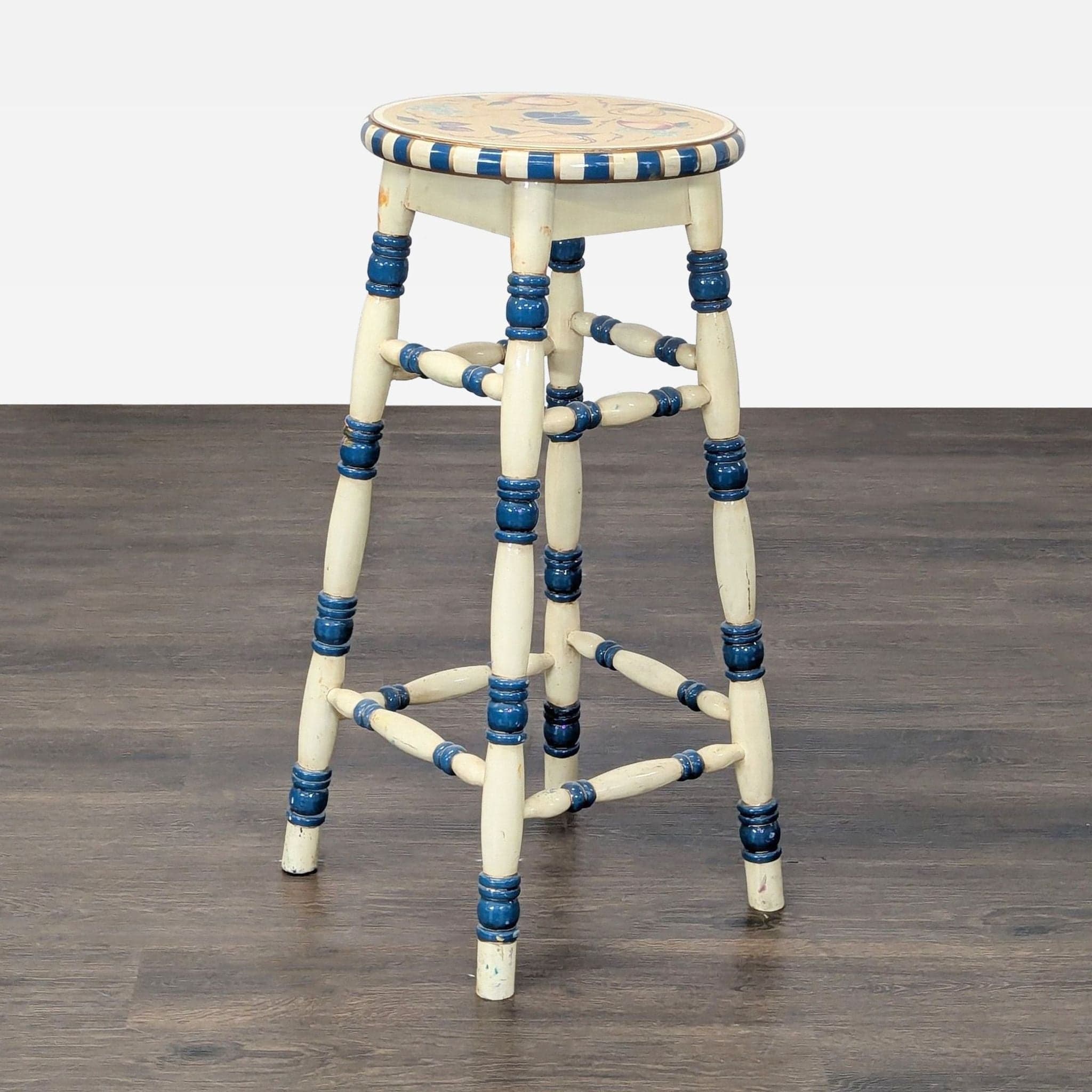 Hand Painted Stool