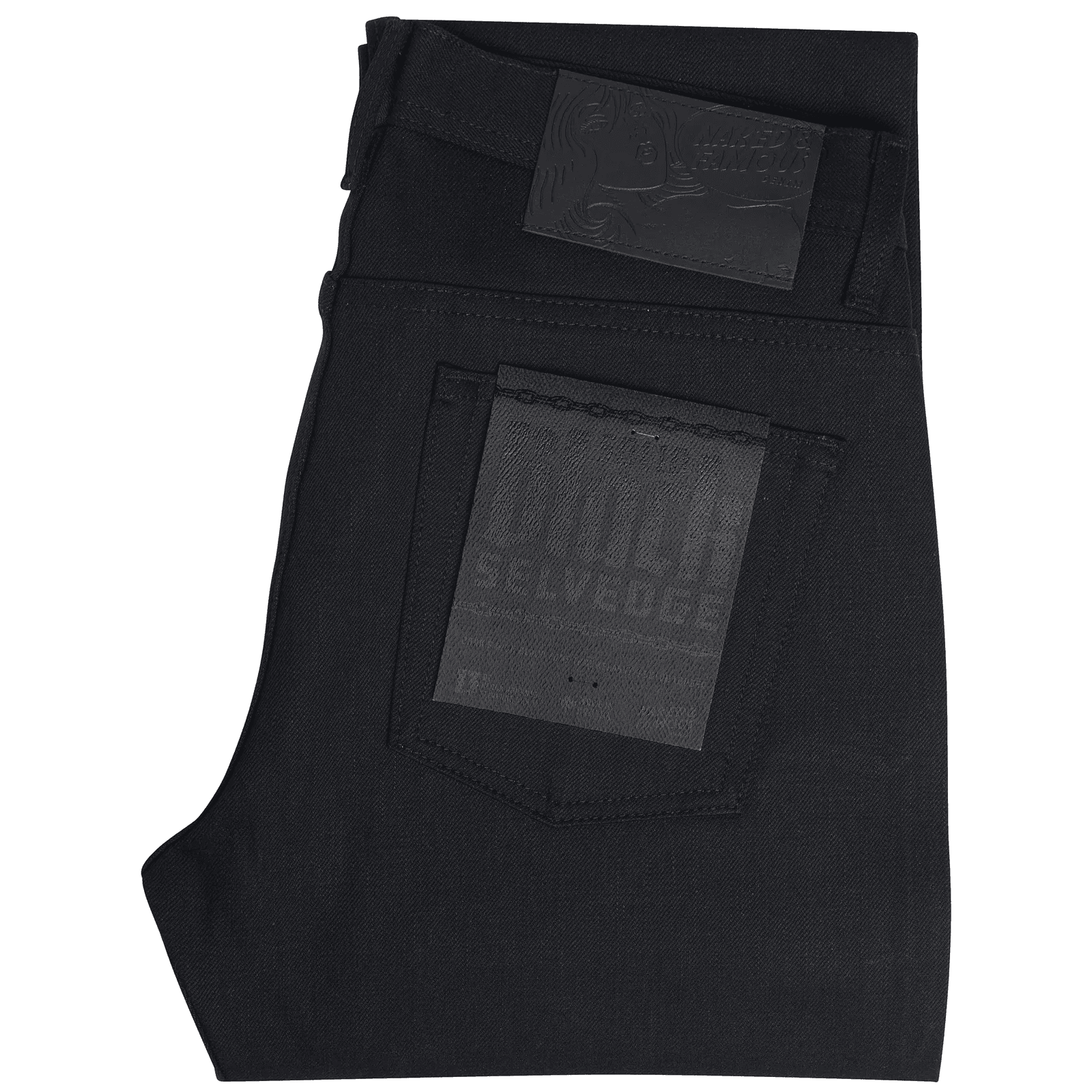 Weird Guy - Solid Black Selvedge - 42