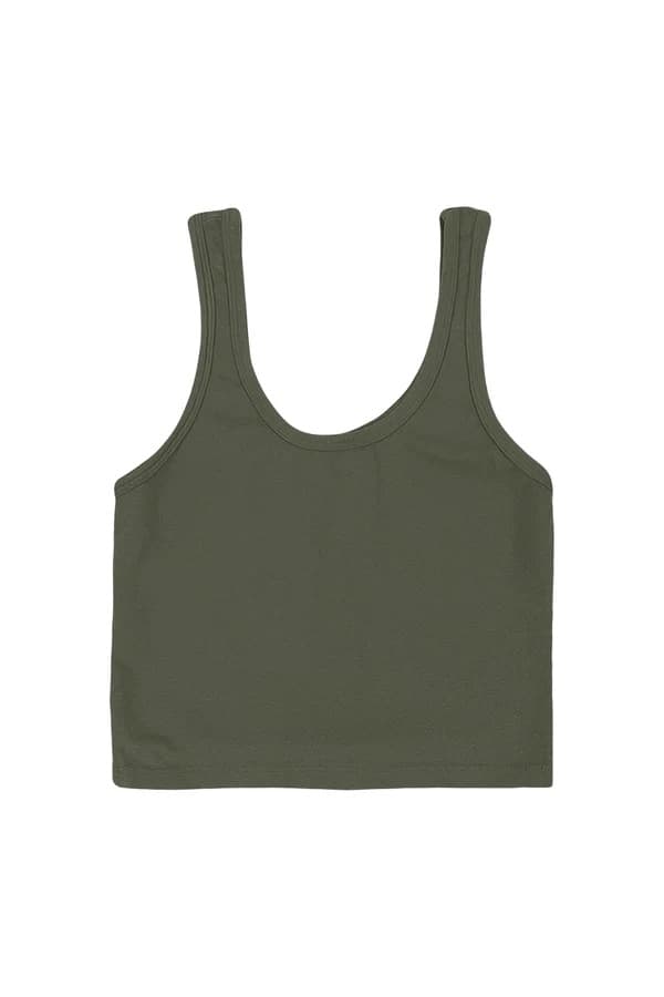 Sporty Tank - Olive Green, XXL