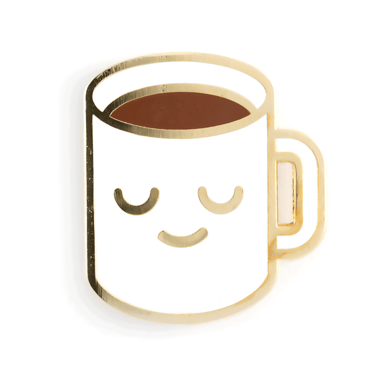 Enamel Pin - Coffee - Default