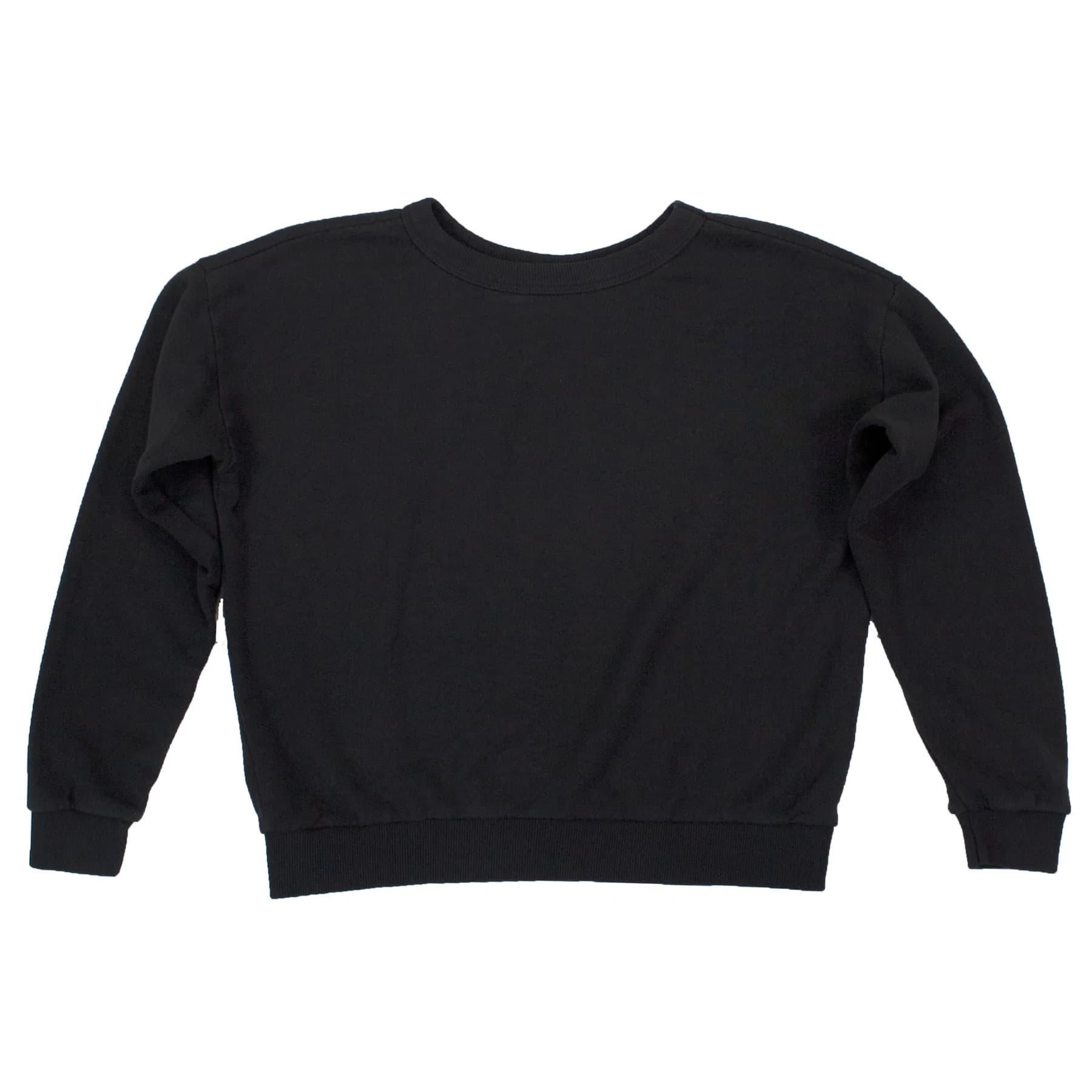 Crux - Cropped Crewneck Sweatshirt - Black, M
