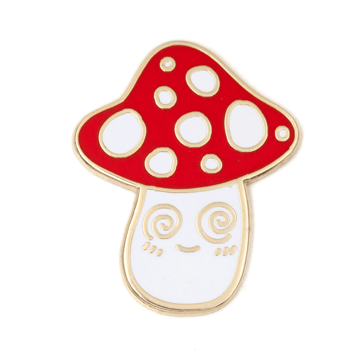 Enamel Pin - Trippy Mushroom - Regular