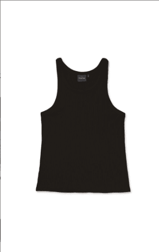 Vintage Rib Tank - Black, L