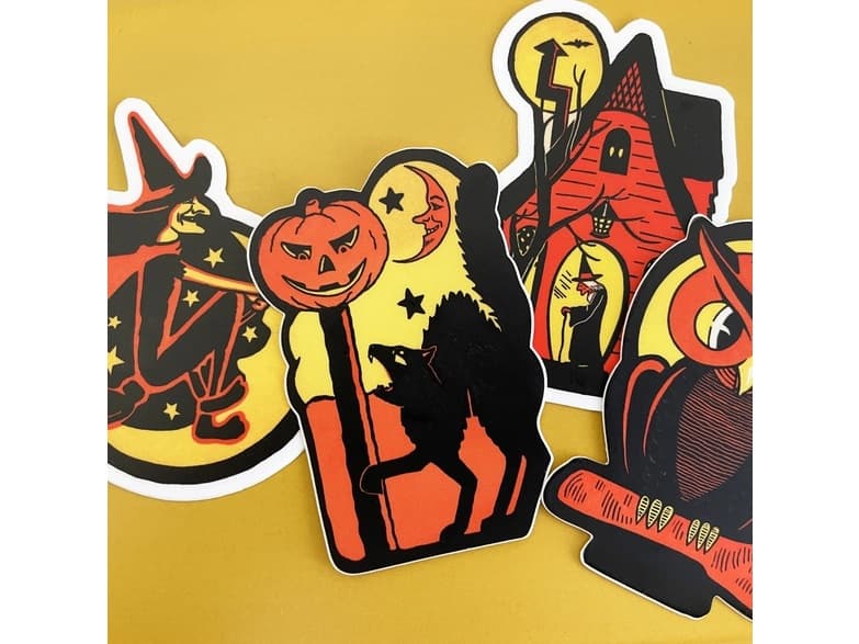 Halloween Sticker 4 Pack - Regular