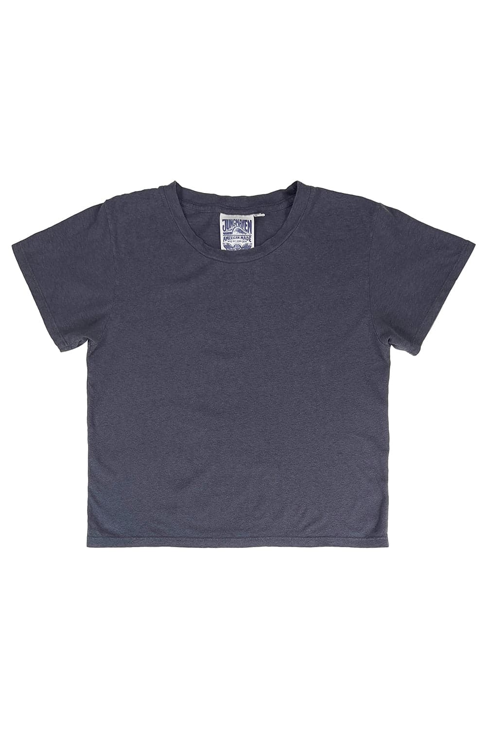 Cropped Lorel Tee - Diesel Grey, M