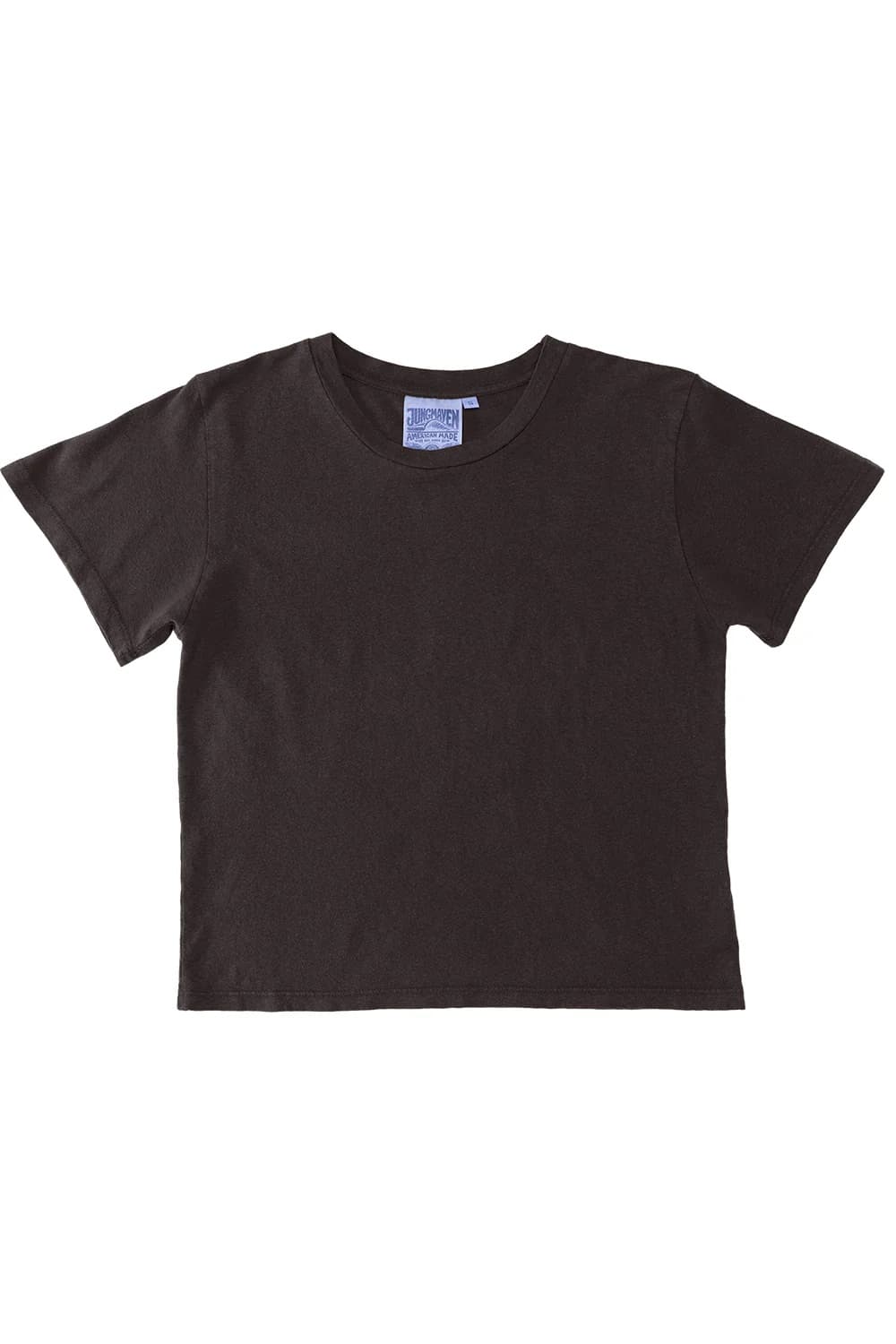 Cropped Lorel Tee - Coffee Bean, L