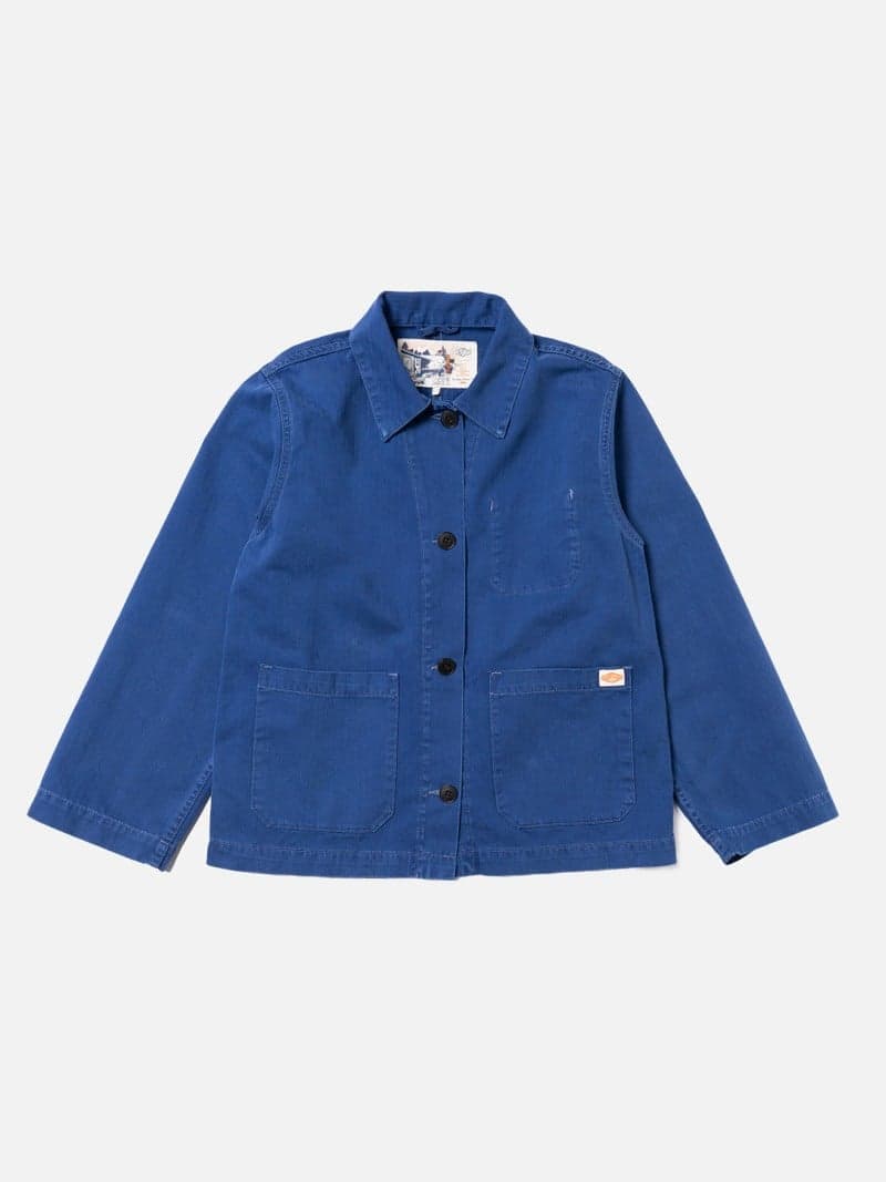 Lovis Jacket - Herringbone Blue - L