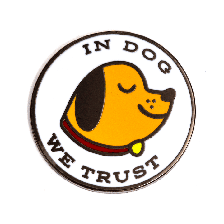 Enamel Pin - In Dog We Trust - Regular