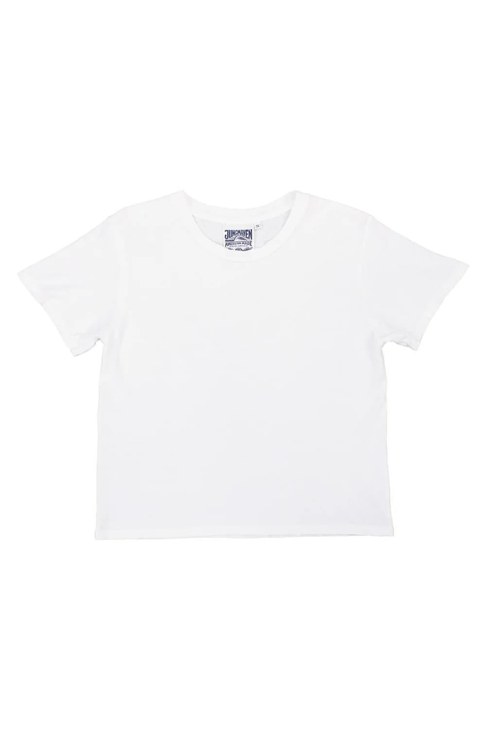 Cropped Ojai Tee - White, L