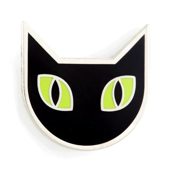 Enamel Pin - Black Cat - Regular
