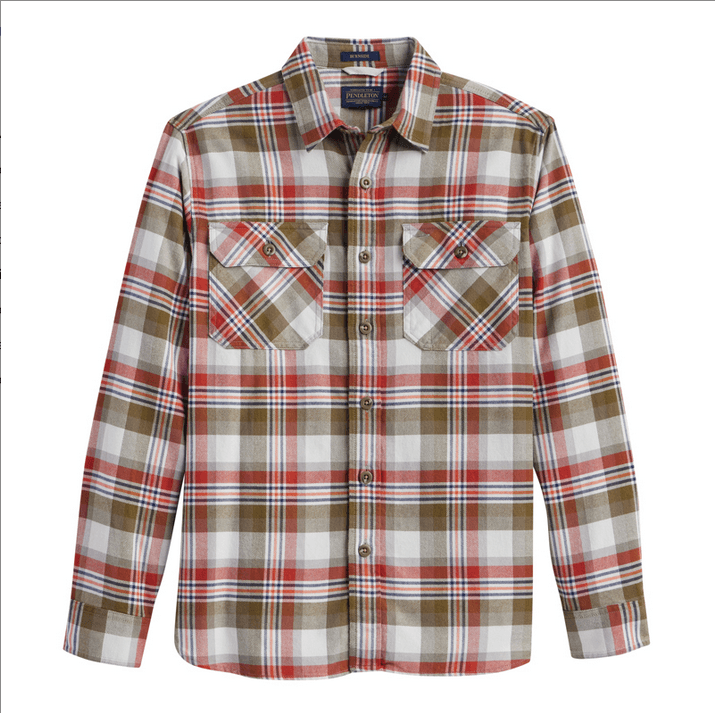 Burnside - Grey/Olive/Plaid - XL