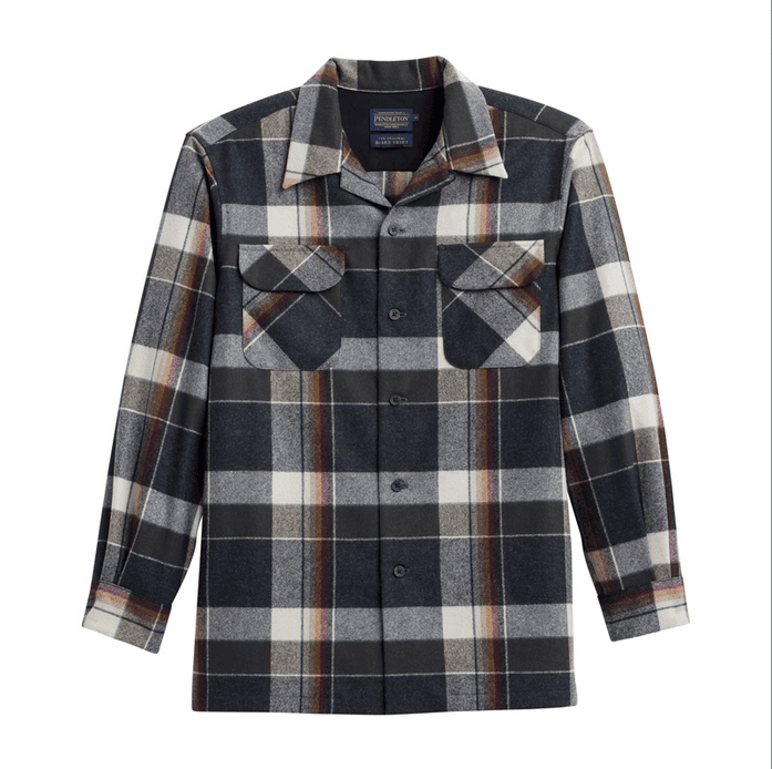 Board Shirt - Black Multi Plaid - S