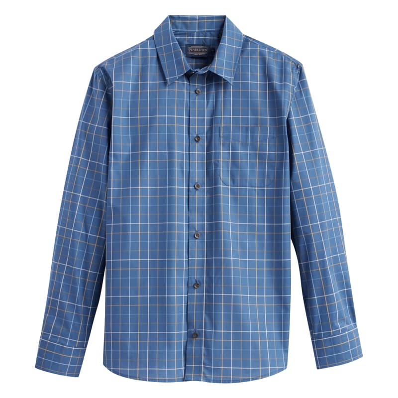Academy Shirt - Navy Check - S