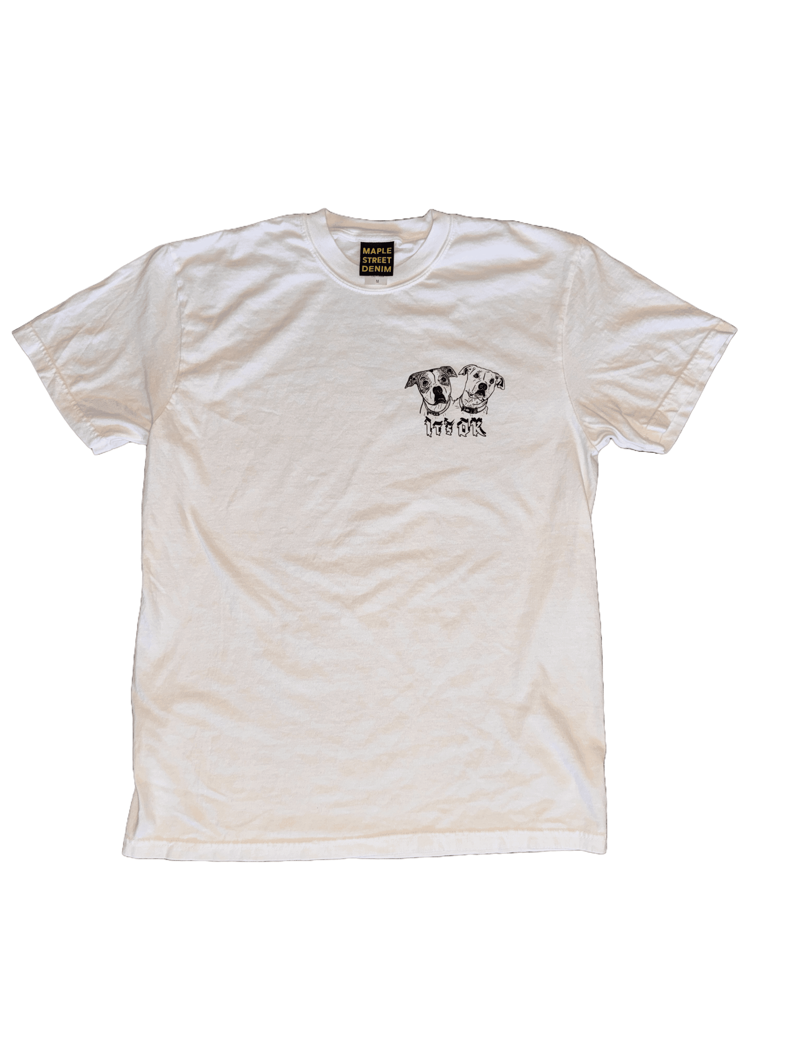 It's Ok T-shirt - White - S