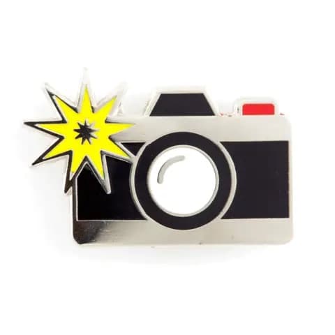 Enamel Pin - Flash Camera - Regular
