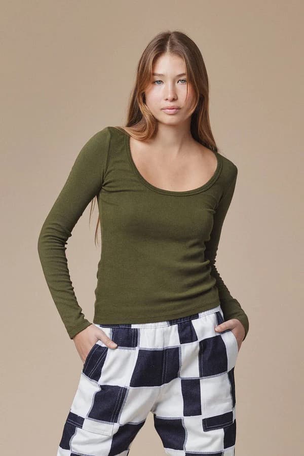 Paseo Long Sleeve Scoop