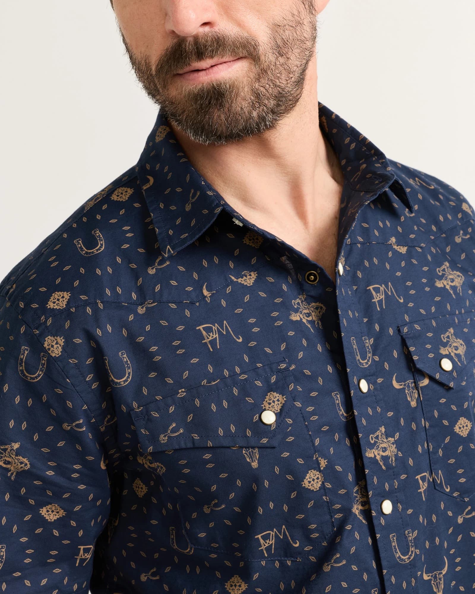Laramie Short Sleeve - Western Navy - L
