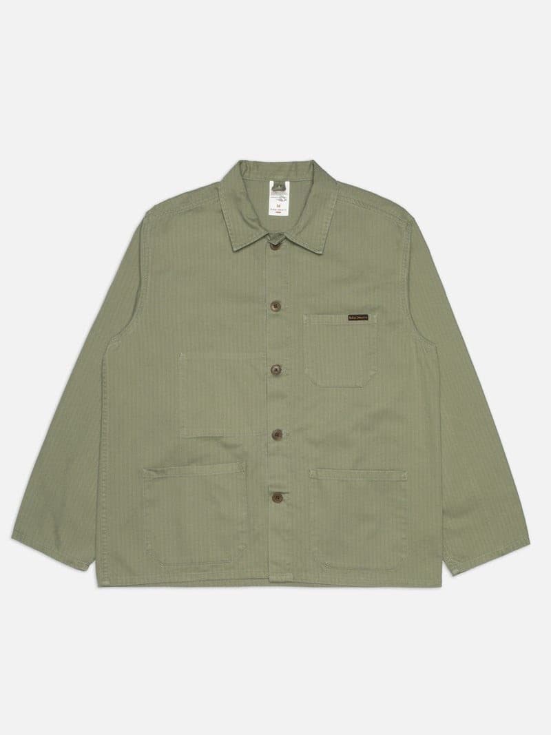 Buddy - Herringbone Green - L