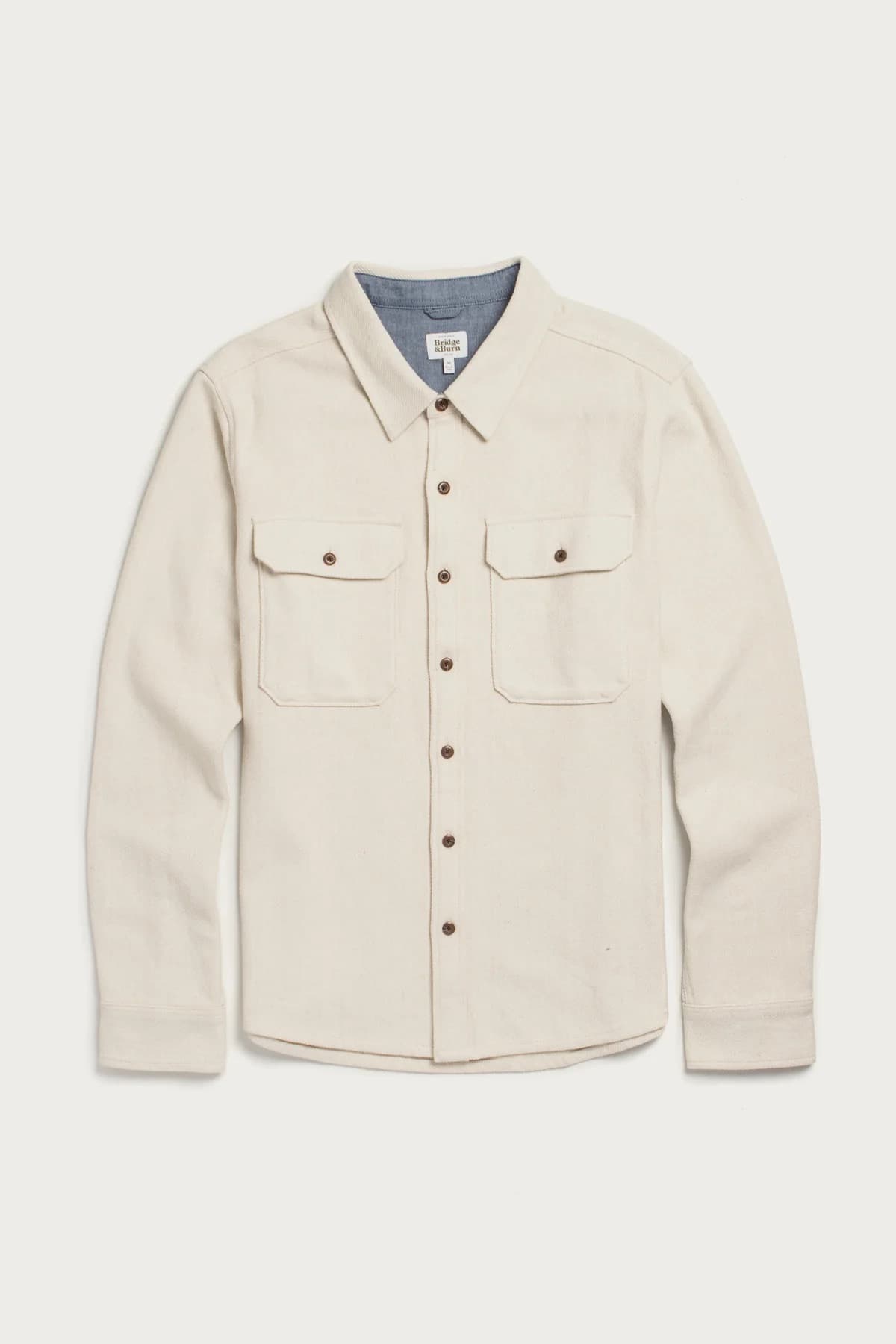 Pointer Overshirt - Ivory Twill - M
