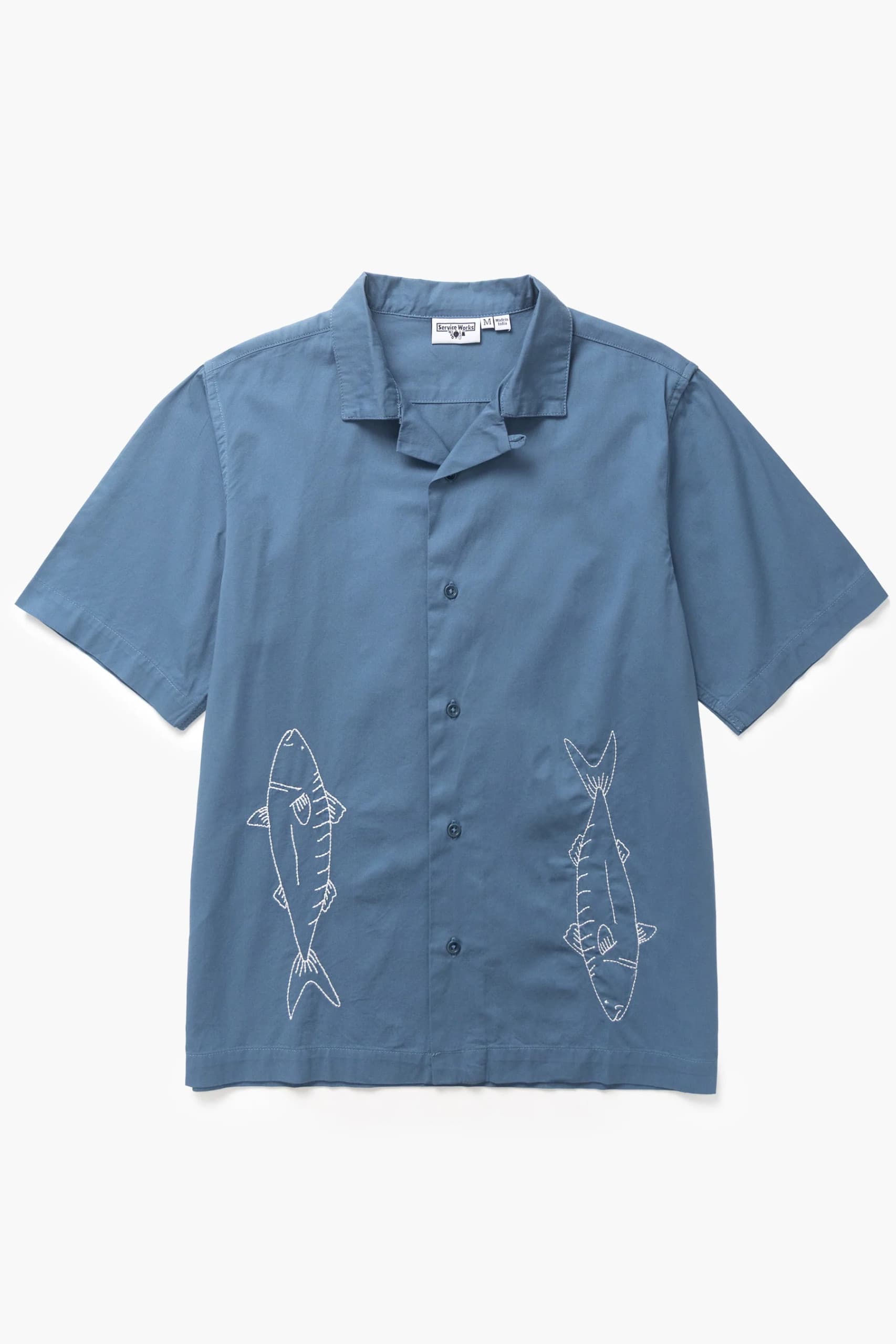 Mackerel Shirt - Slate, M