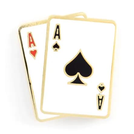 Enamel Pin - Aces - Regular