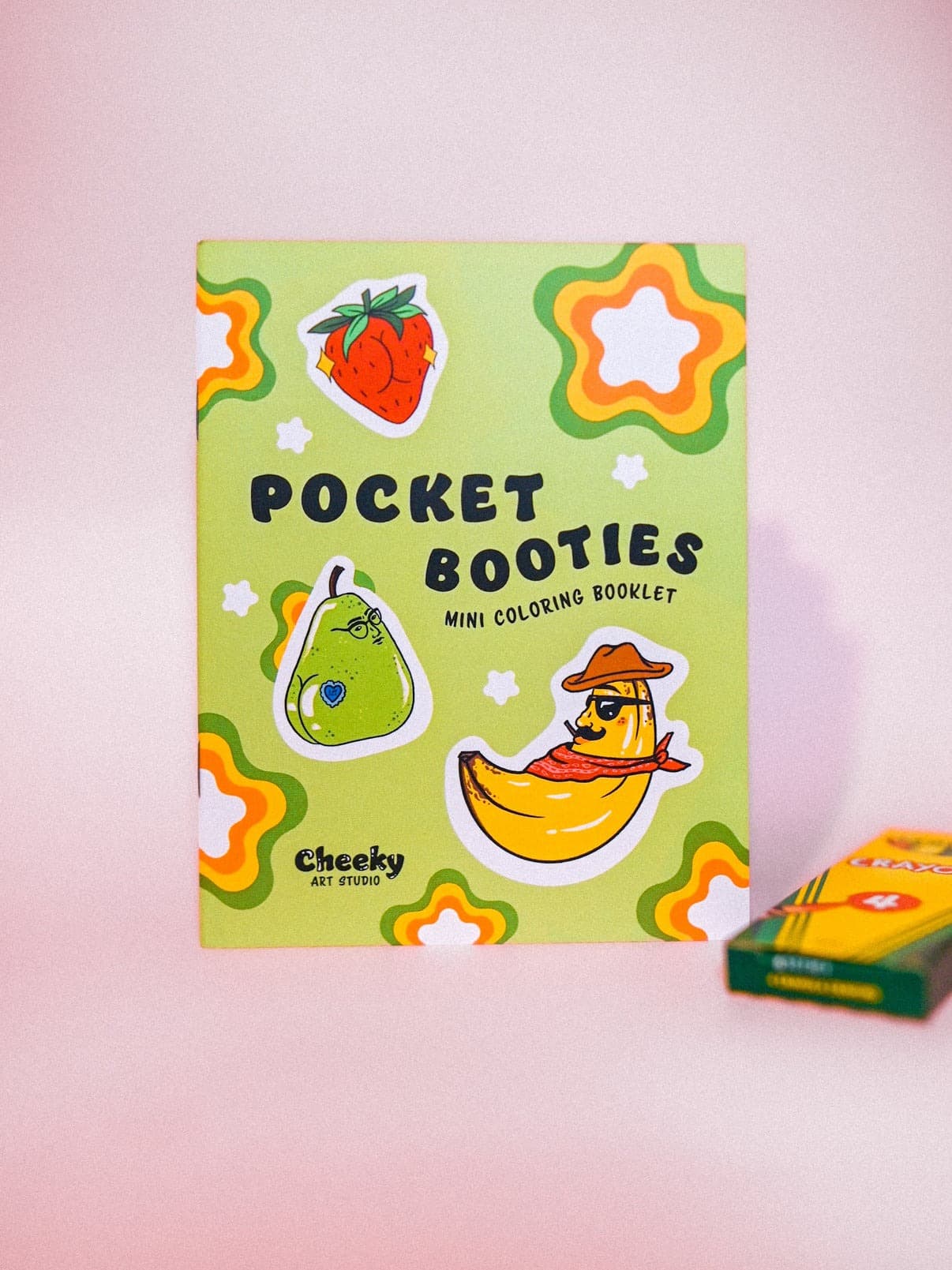 pocket booties mini cheeky adult coloring book - Default