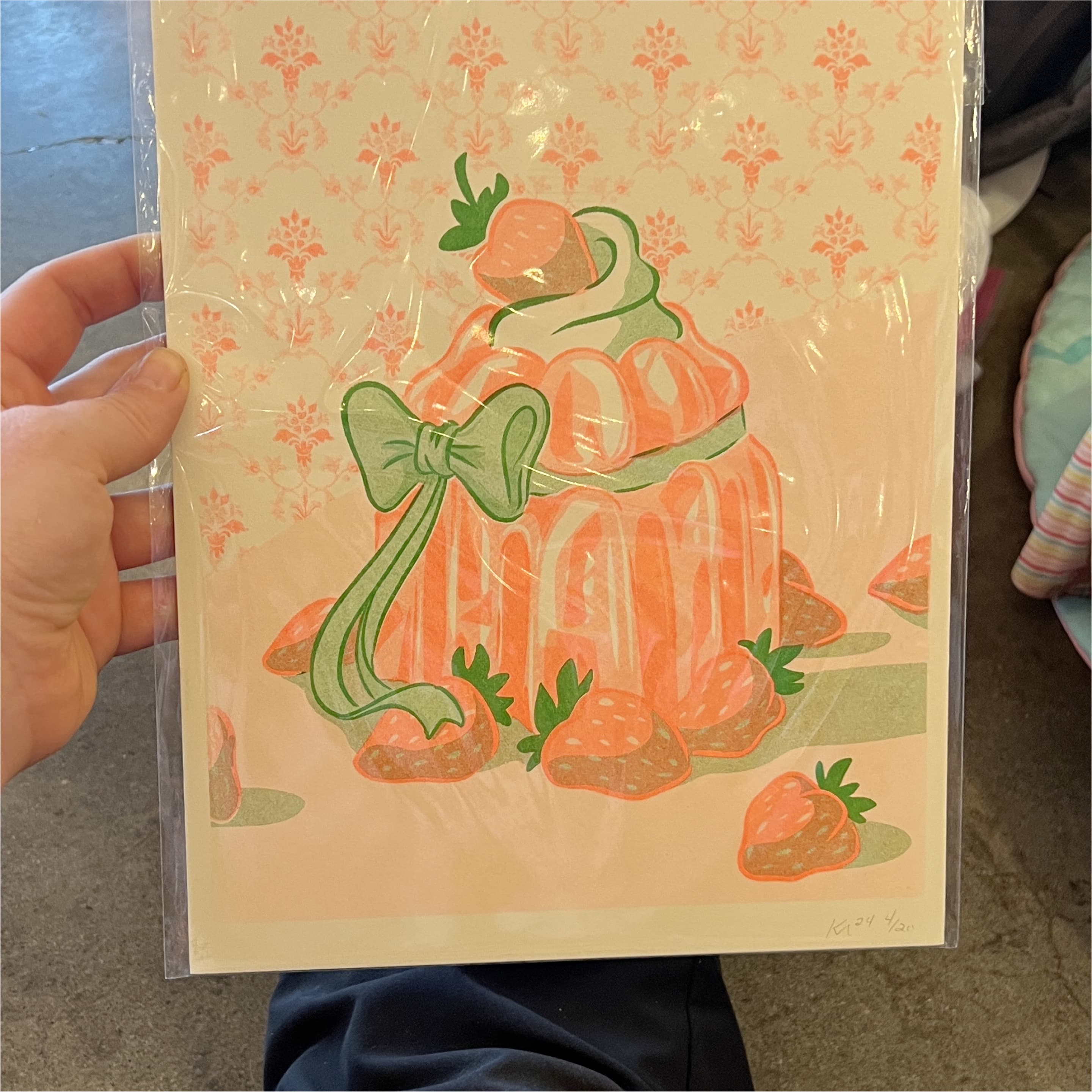 strawberry jello fete aux fraises print (8.5x11) - Default