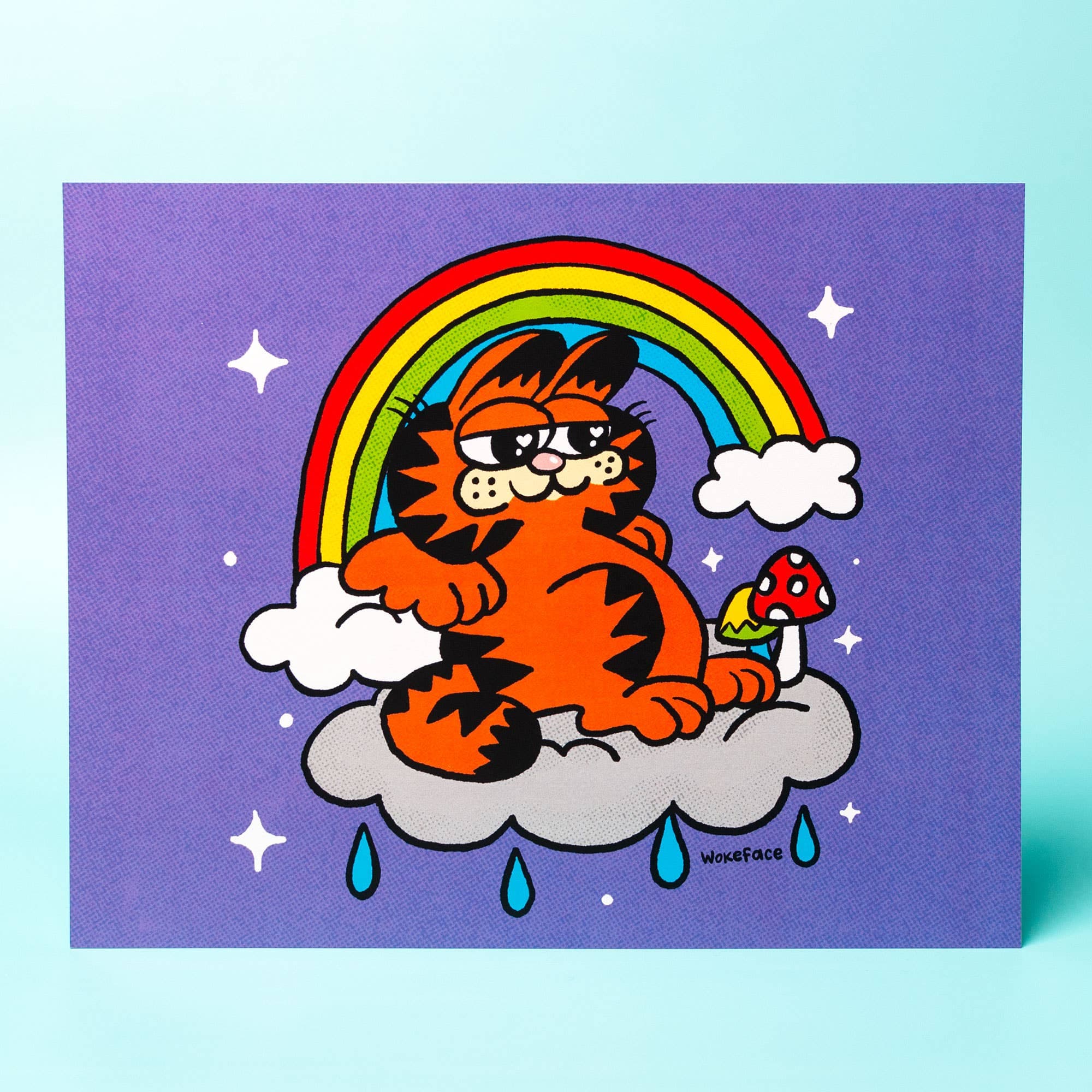 chill garfield print (8x10) (8x10 white frame) - Default