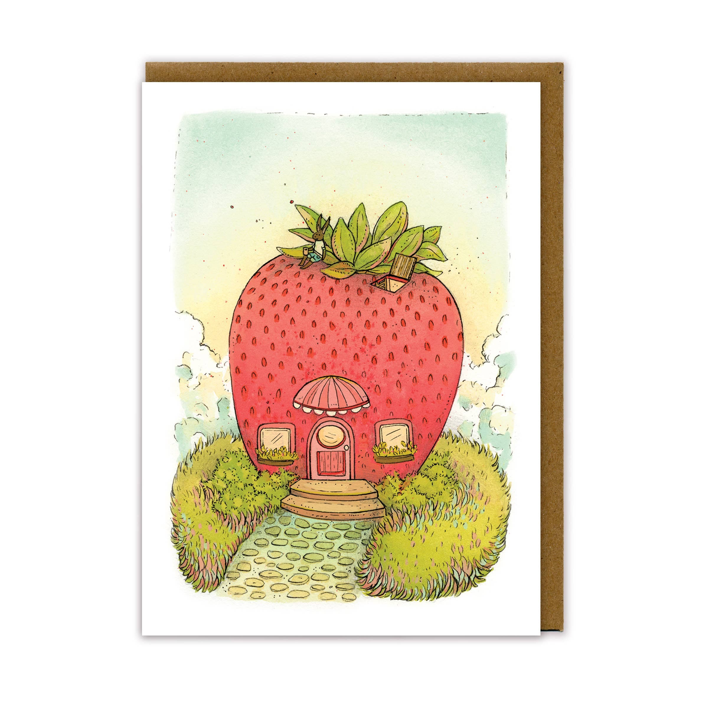 strawberry home card - Default