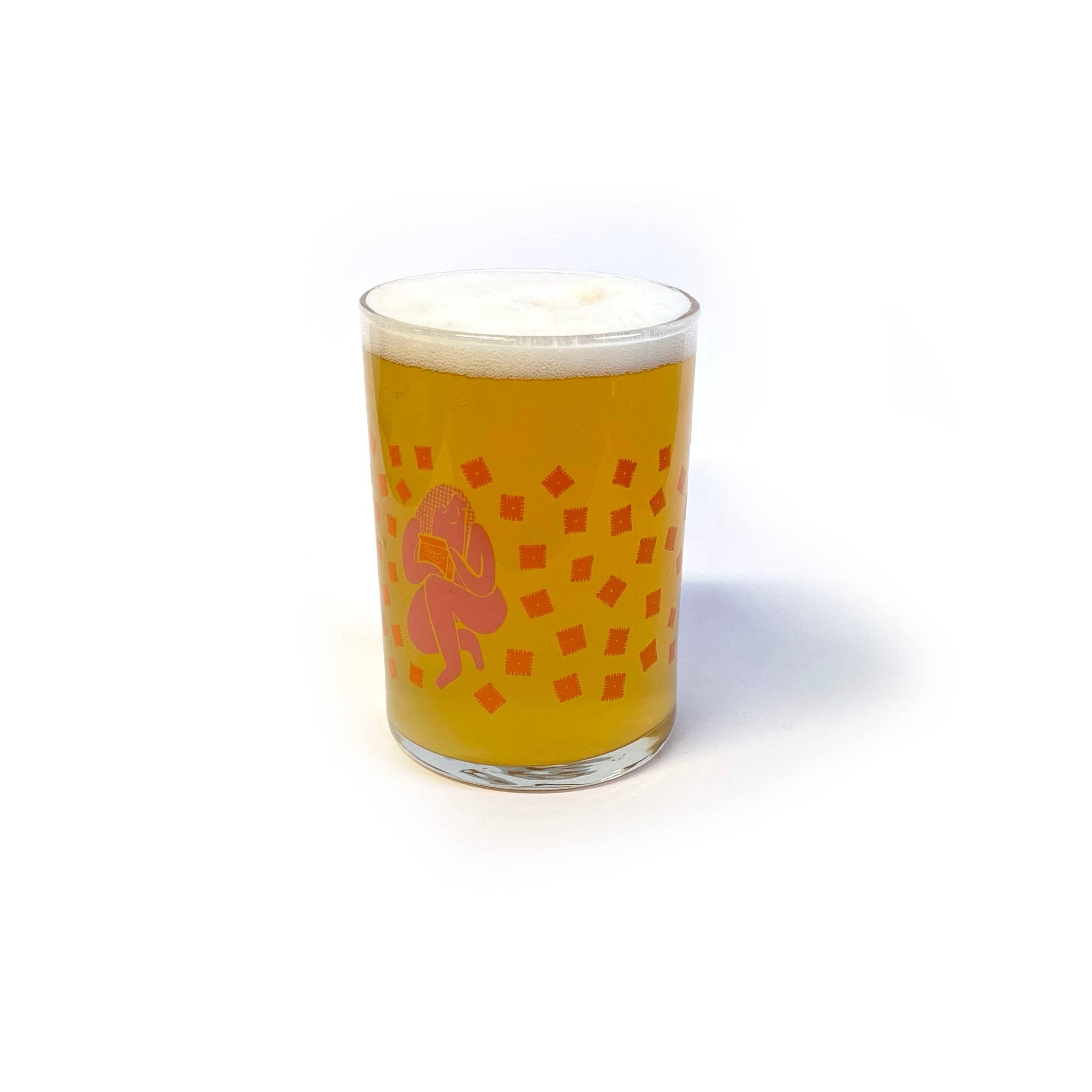 i luv cheez-itz drinking glass - Regular