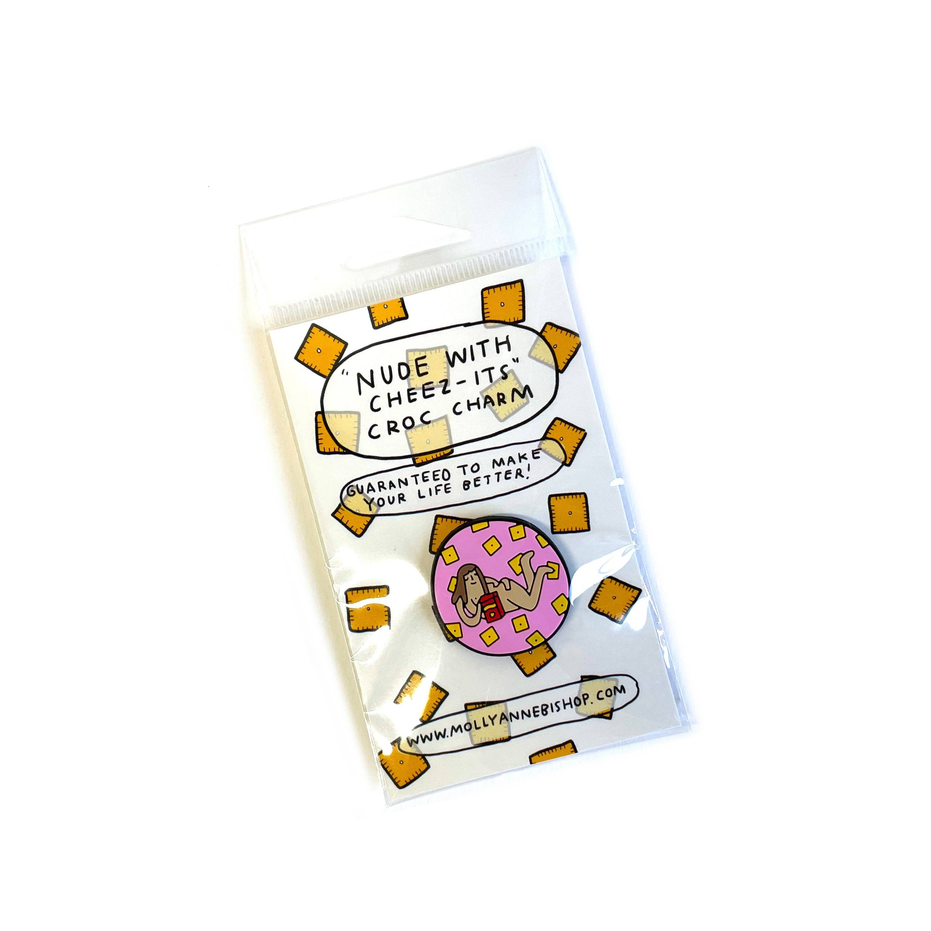 i luv cheez-itz croc charm - Regular