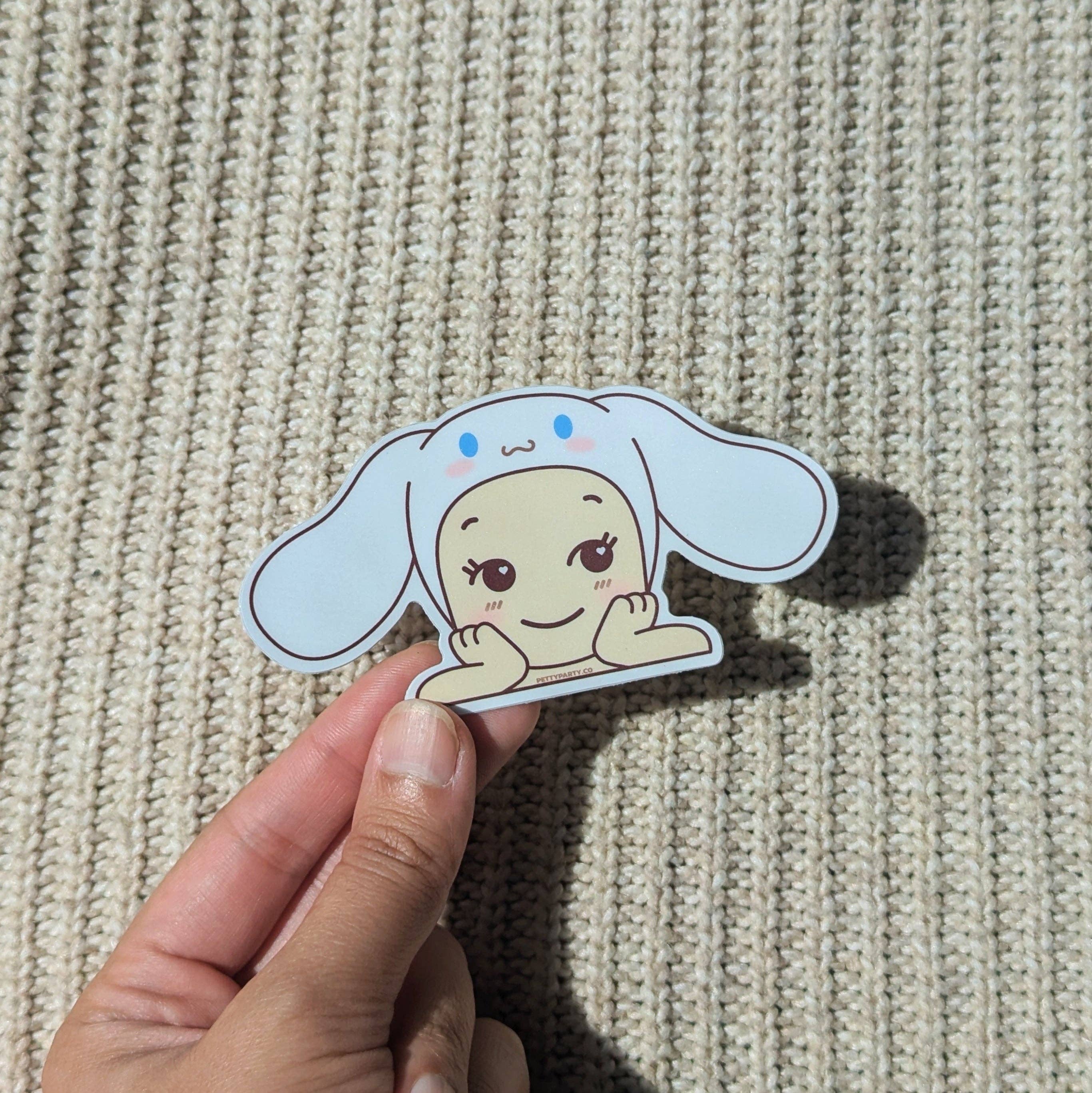 mini cinnamoroll peekabo! kewpie sticker - Regular