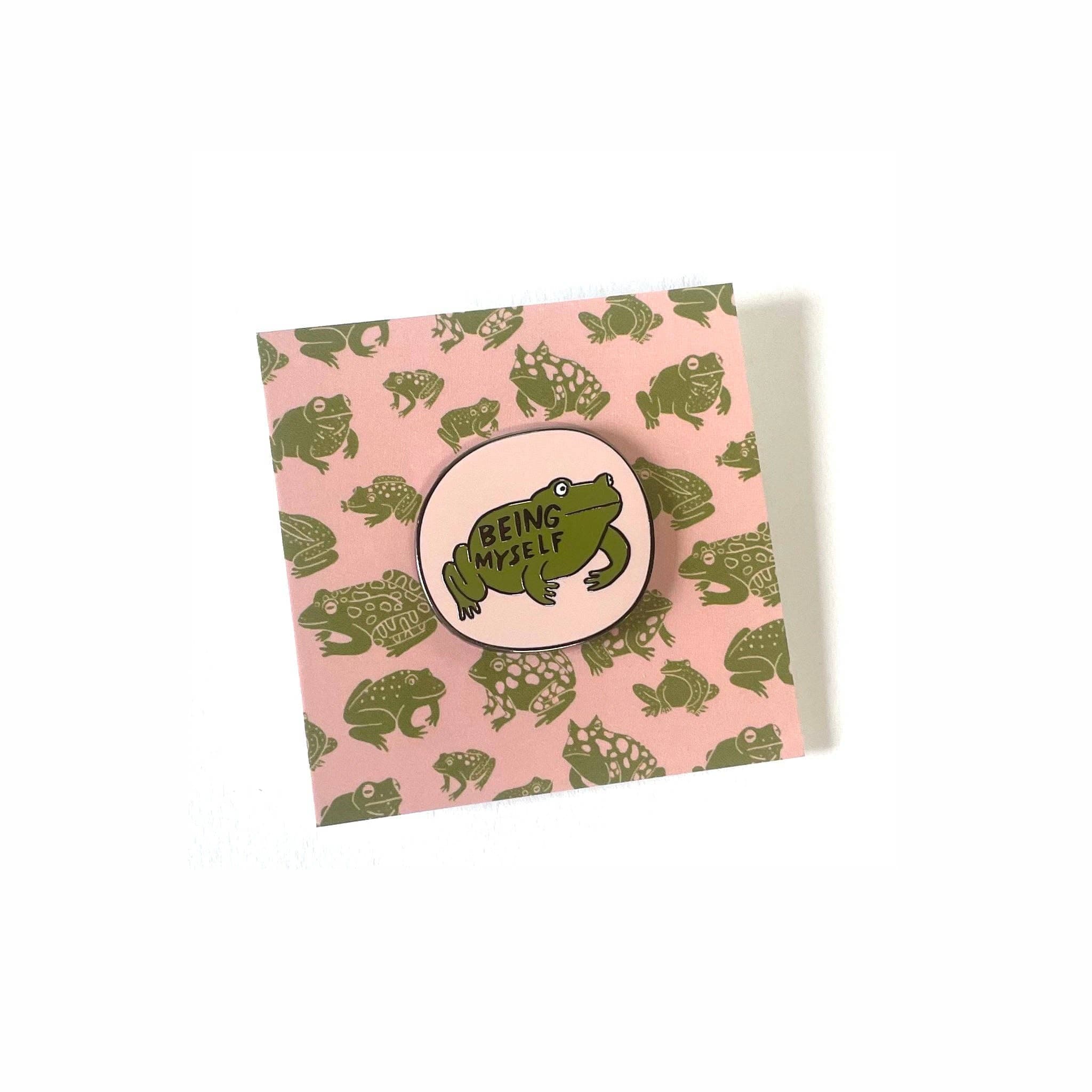 being myself frog pin - Regular