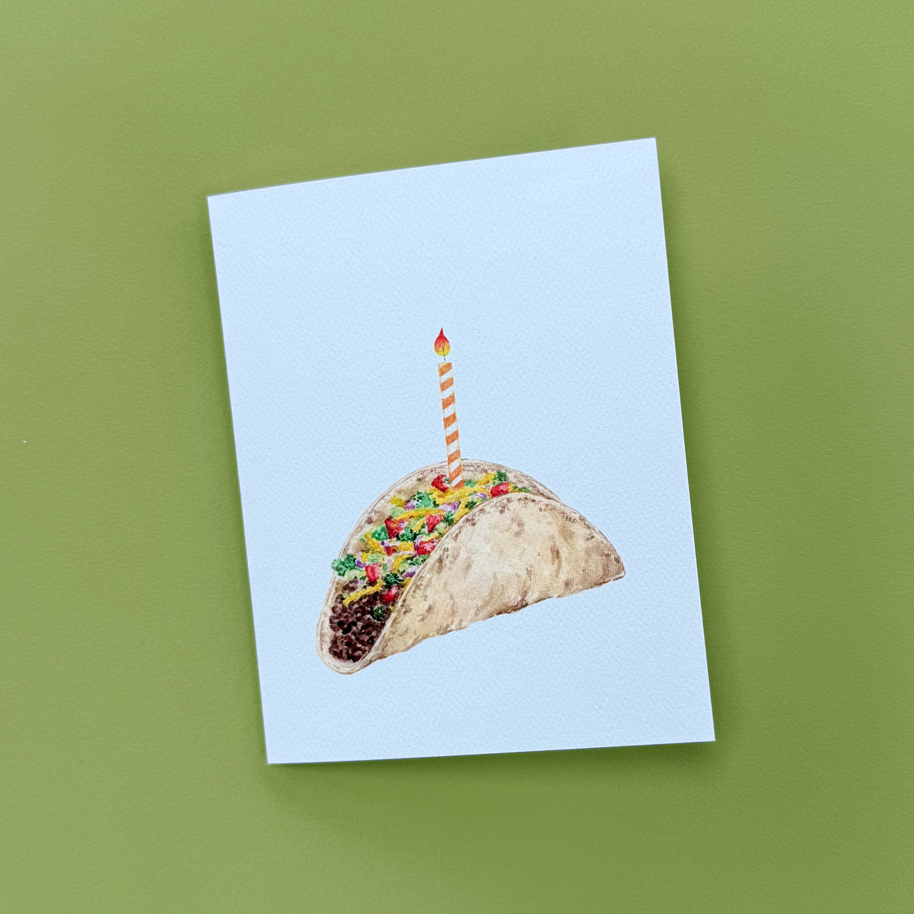 taco birthday card - Regular